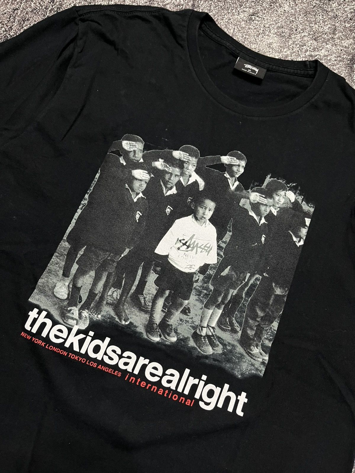Stussy Stussy The Kids Are Alright Black T-Shirtd Size US M / EU 48-50 / 2 - 2 Thumbnail
