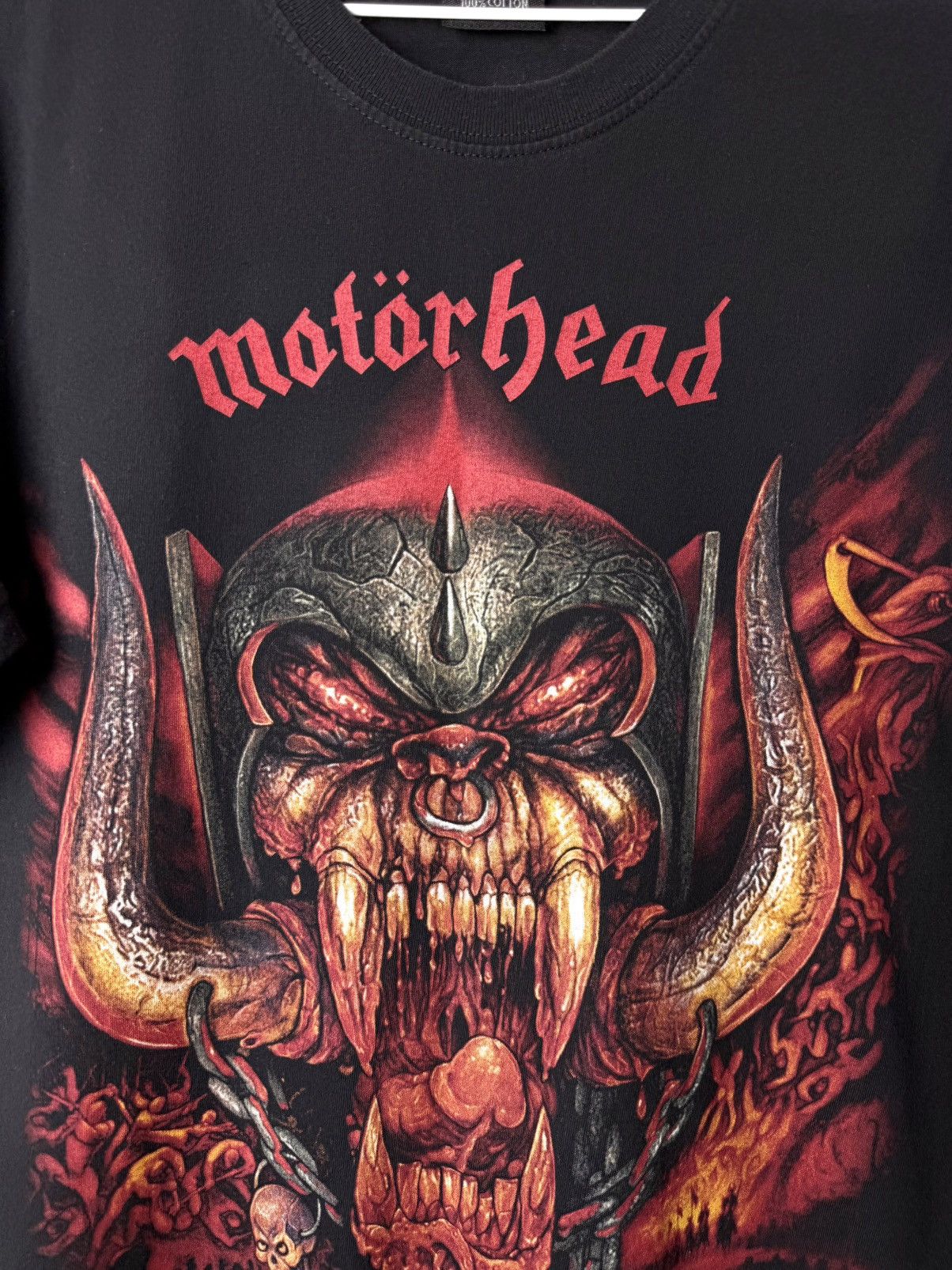 Band Tees Vintage Motorhead The Ice Of Spades T Shirt Size US L / EU 52-54 / 3 - 2 Thumbnail