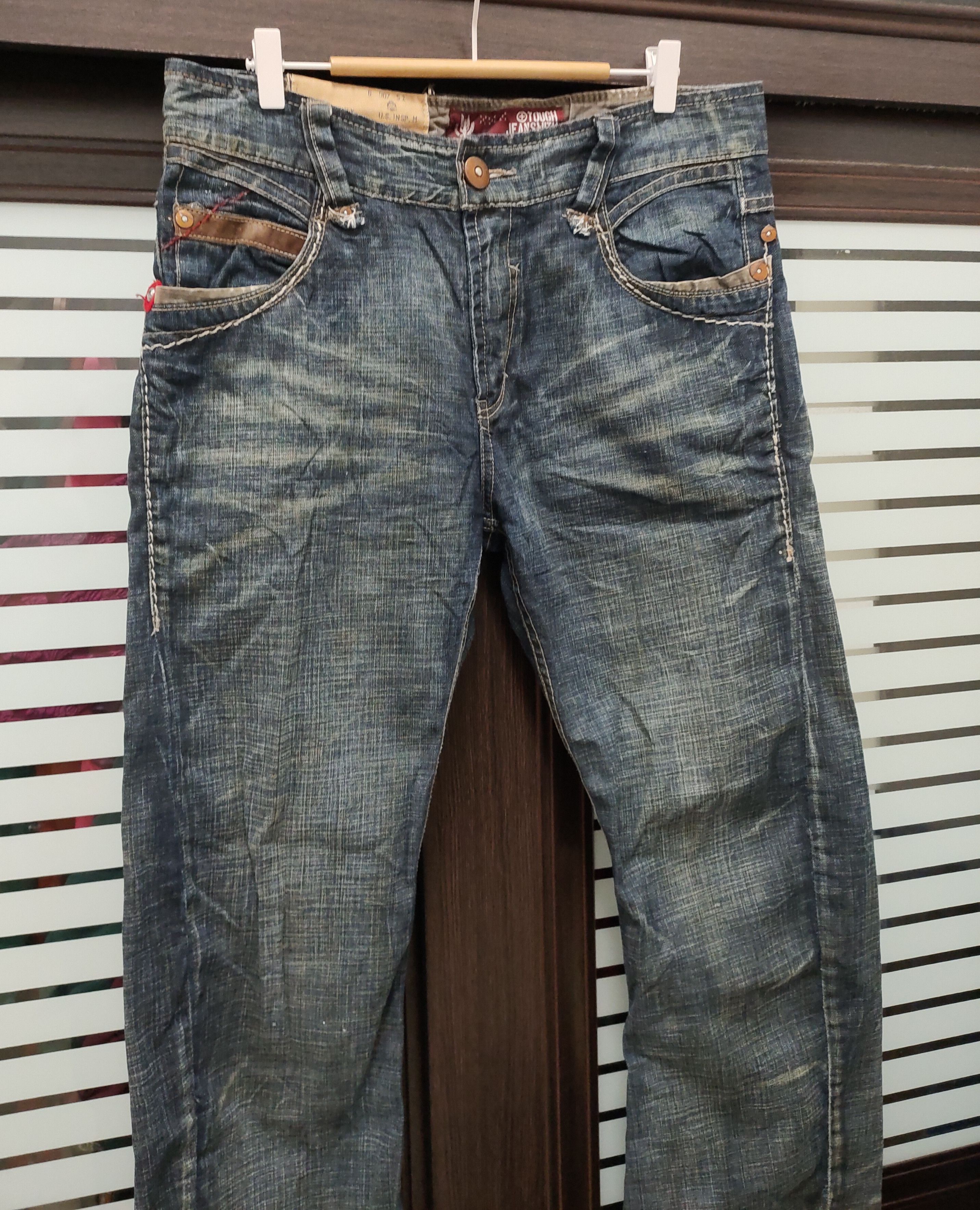 Tribal Streetwear 💥 Tough Jeansmith Machine Gun Flared Denim💥 Size US 36 / EU 52 - 5 Thumbnail
