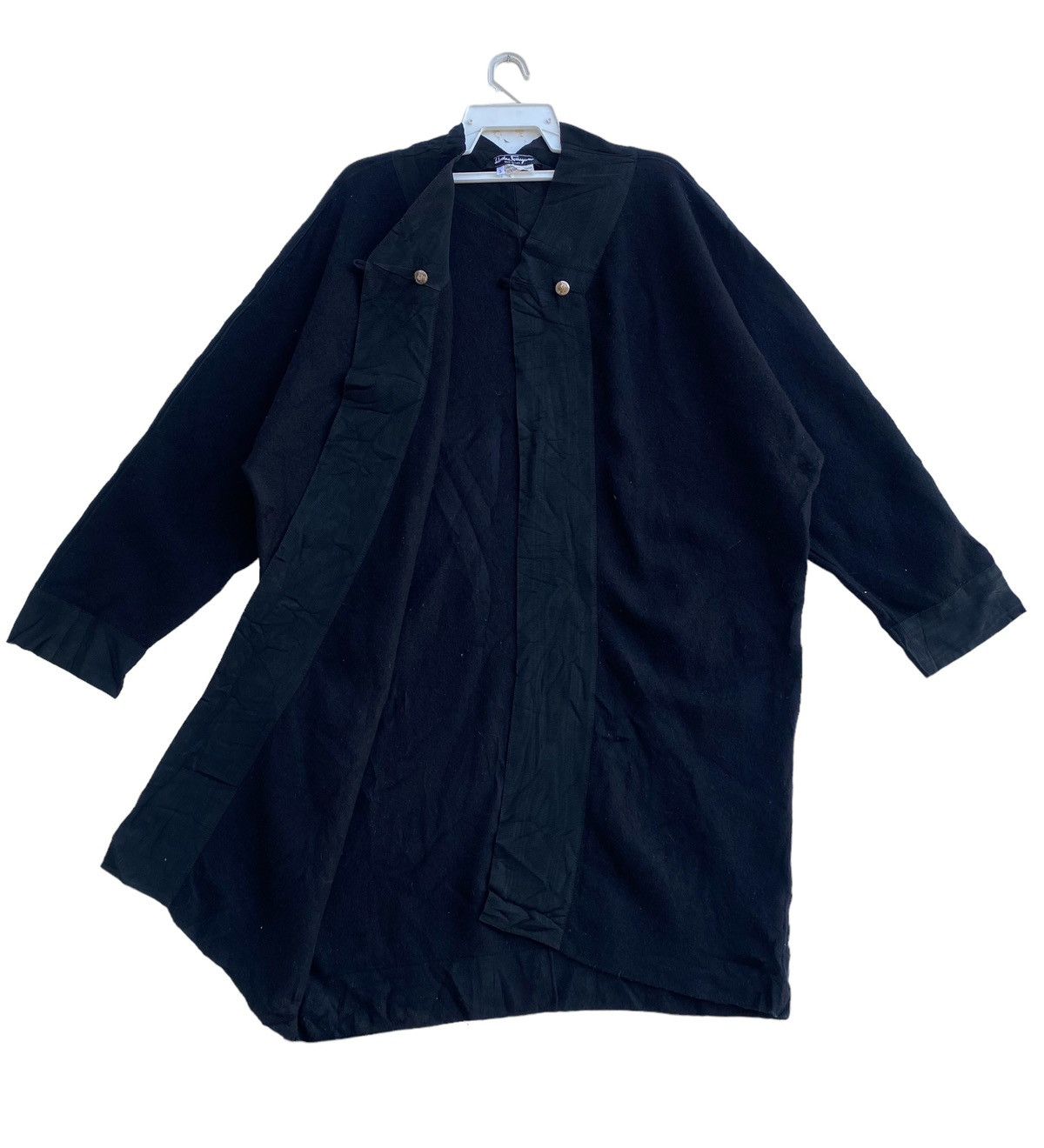 Salvatore Ferragamo × Vintage 90s Salvatore Ferragamo overcoat single button coat jacket Size US S / EU 44-46 / 1 - 1 Thumbnail
