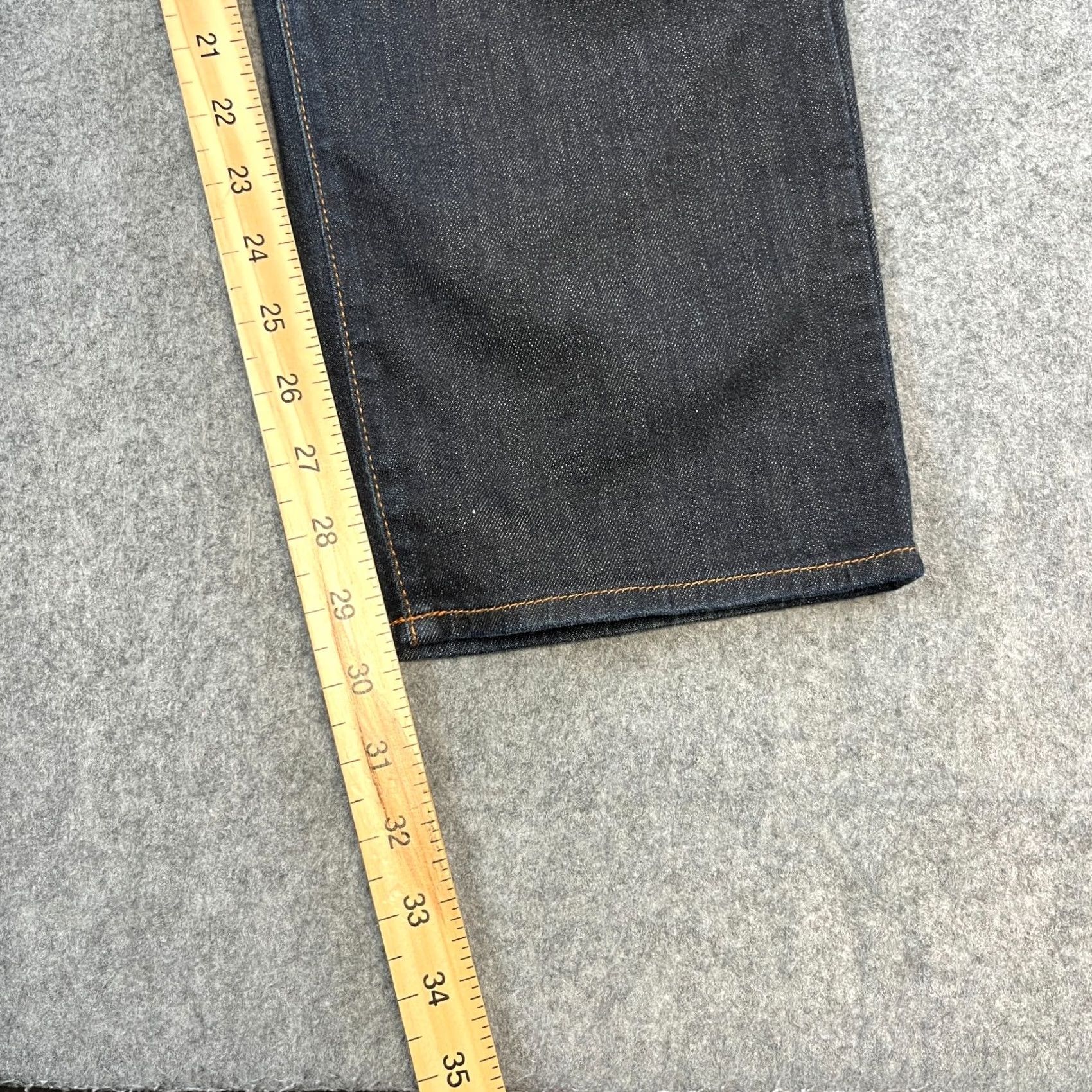 Hugo Boss HUGO BOSS Jeans Denox Regular Tapered 32 32 Dark Wash Blue Stretch Label Mens Denim 5-Pocket Size US 32 / EU 48 - 4 Thumbnail