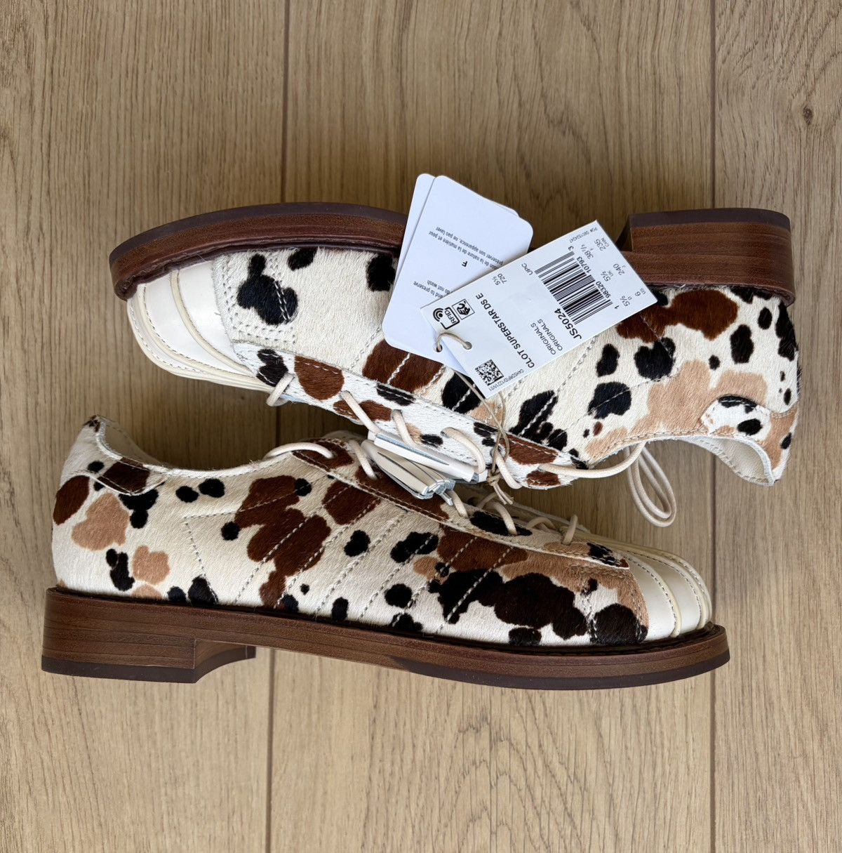 Adidas × CLOT Adidas x CLOT by Edison Chen Superstar cow-print Size US 6 / EU 39 - 5 Thumbnail