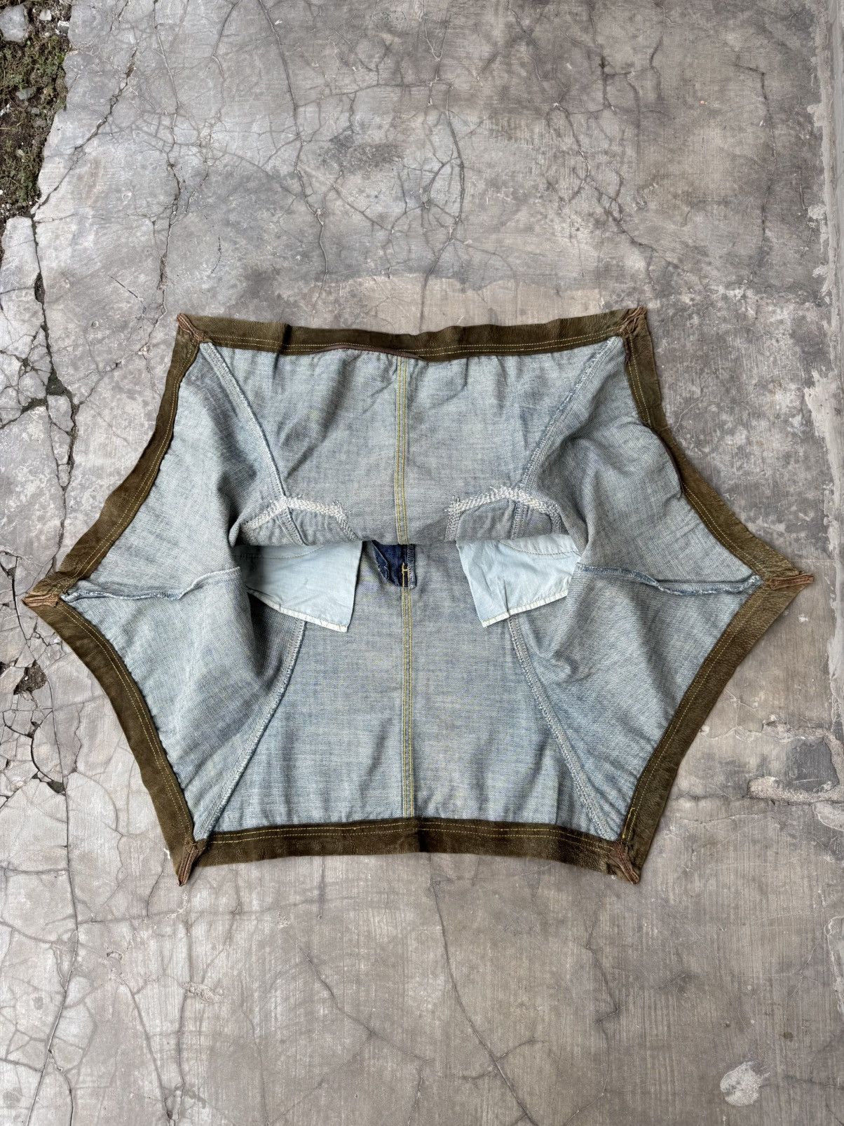 If Six Was Nine Vintage ASK skirt SIZE 27 Asymmetrical Designer Denim Size 30" / US 8 / IT 44 - 12 Thumbnail