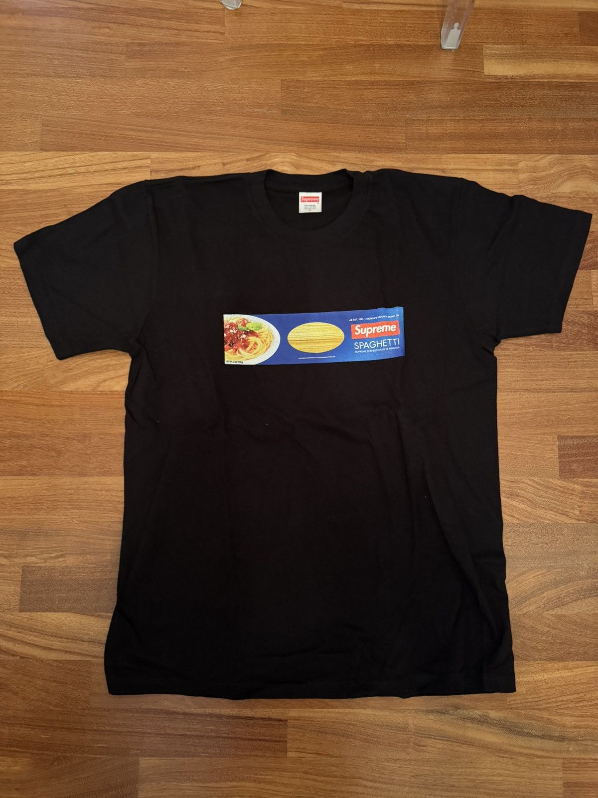 Supreme Supreme Spaghetti Tee Black Size US M / EU 48-50 / 2 - 1 Thumbnail