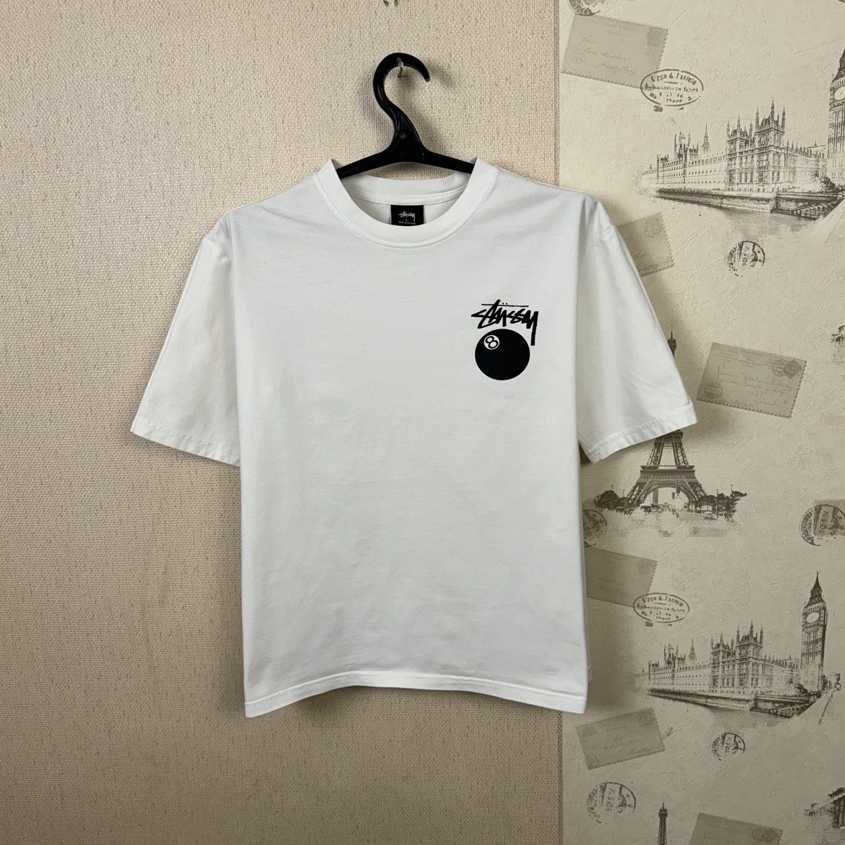Stussy Stussy T shirt Billards Men L White Streetwear Y2K Rap Size US L / EU 52-54 / 3 - 2 Thumbnail