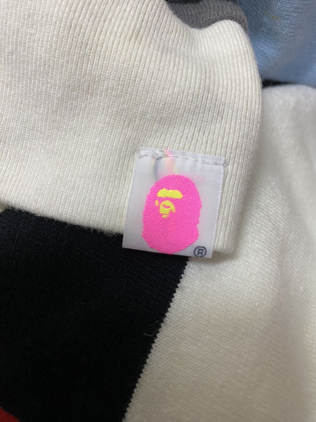 Bape Apee by A Bathing Ape Striped Rugby Shirt Size XS / US 0-2 / IT 36-38 - 8 Thumbnail
