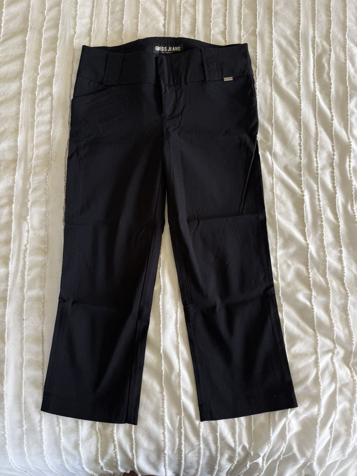 Guess Guess 28” women’s 3/4 black pants Size 28" / US 6 / IT 42 - 1 Thumbnail
