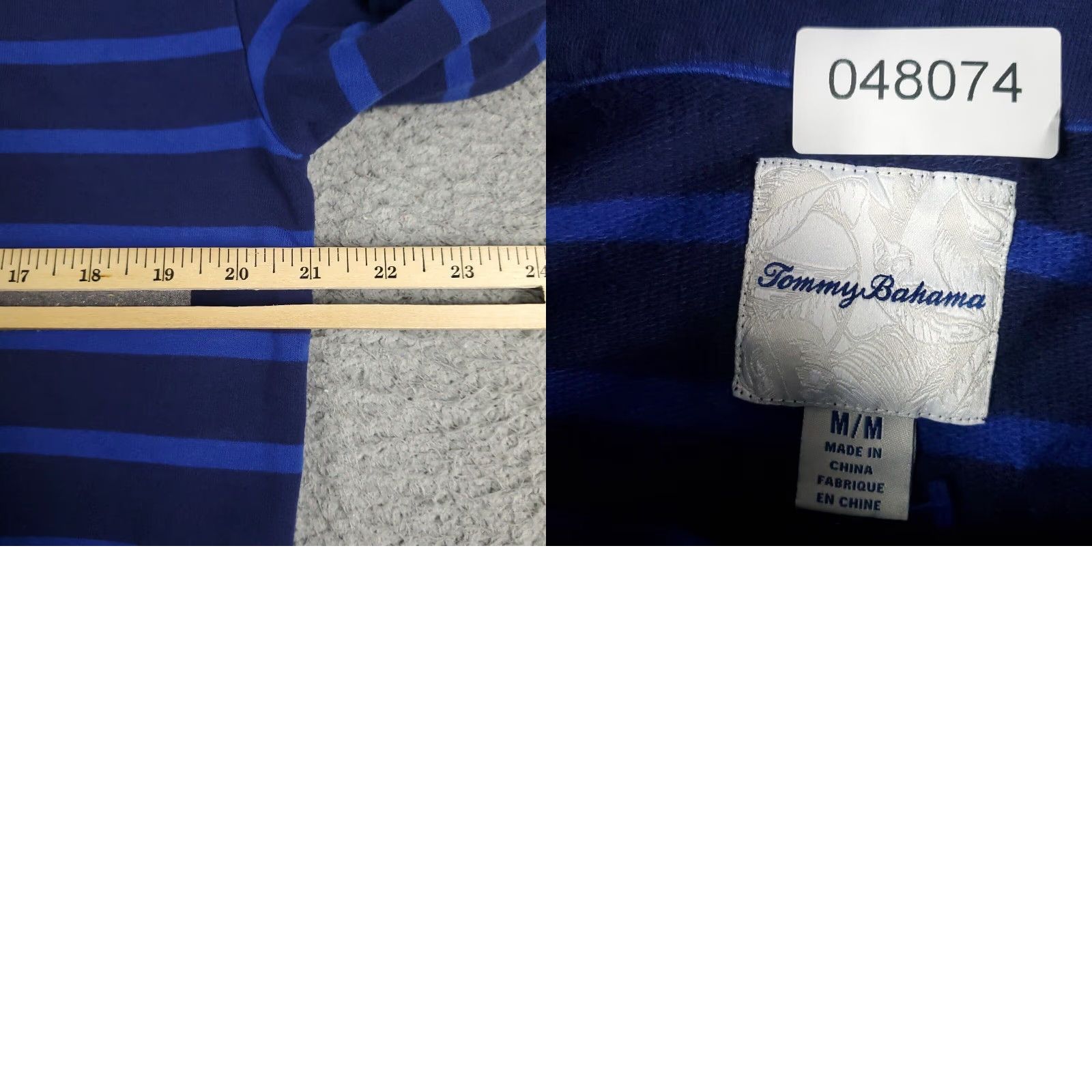 Tommy Bahama Tommy Bahama Sweater Womens Size Medium Blue Striped Pullover Long Sleeve Size M / US 6-8 / IT 42-44 - 8 Thumbnail