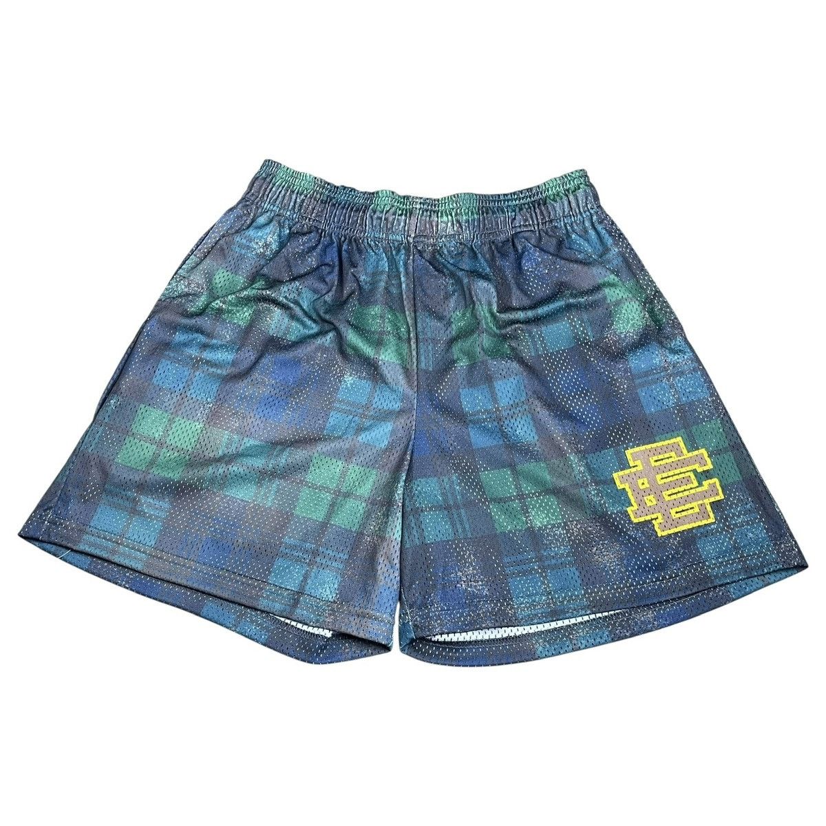 Eric Emanuel Eric Emanuel EE Green Black Plaid Basic Shorts Size XL Rare Size US 32 / EU 48 - 1 Thumbnail