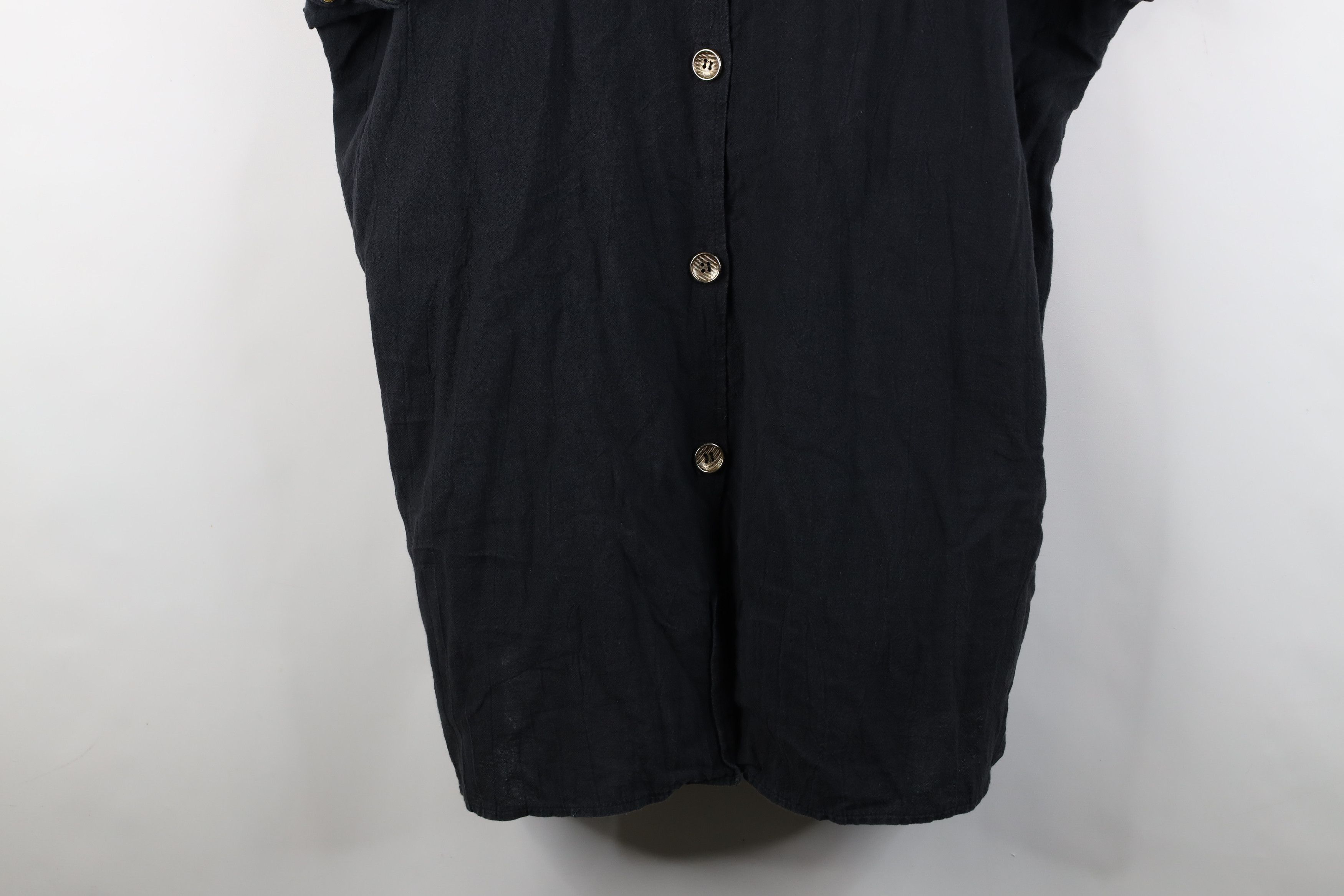 Disney Vintage 80s 90s Disney Dolman Sleeve Gauzy Buton Shirt Size 3XL / US 20-22 - 3 Thumbnail