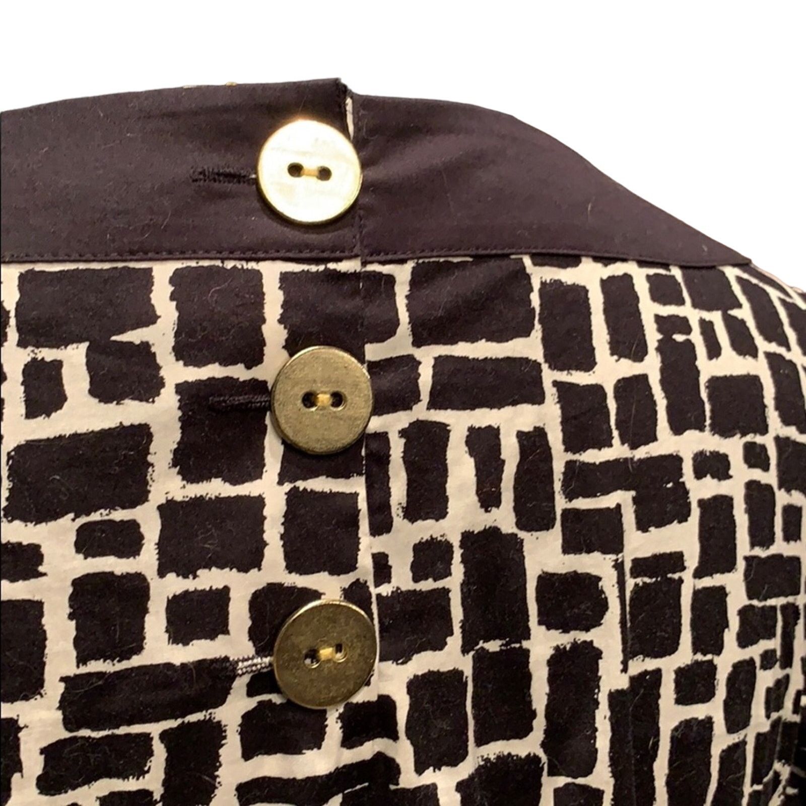 Ann Taylor Ann Taylor Size 2 Side Zip Block Pattern 3/4 Sleeve Blouse Size XS / US 0-2 / IT 36-38 - 4 Thumbnail