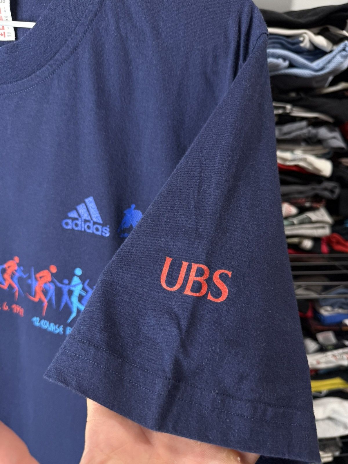 Adidas 💥Rare! Vintage 1998 Adidas Marathon T Shirt Retro Size US M / EU 48-50 / 2 - 5 Thumbnail