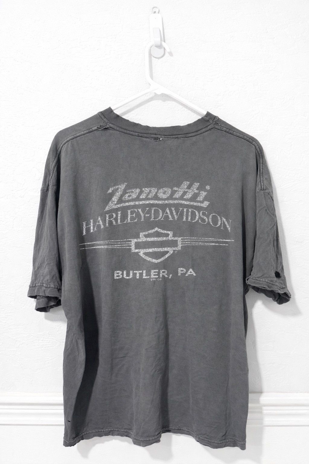 Harley Davidson Thrashed and Faded Harley Davidson Vintage Tee Size US XXL / EU 58 / 5 - 5 Thumbnail