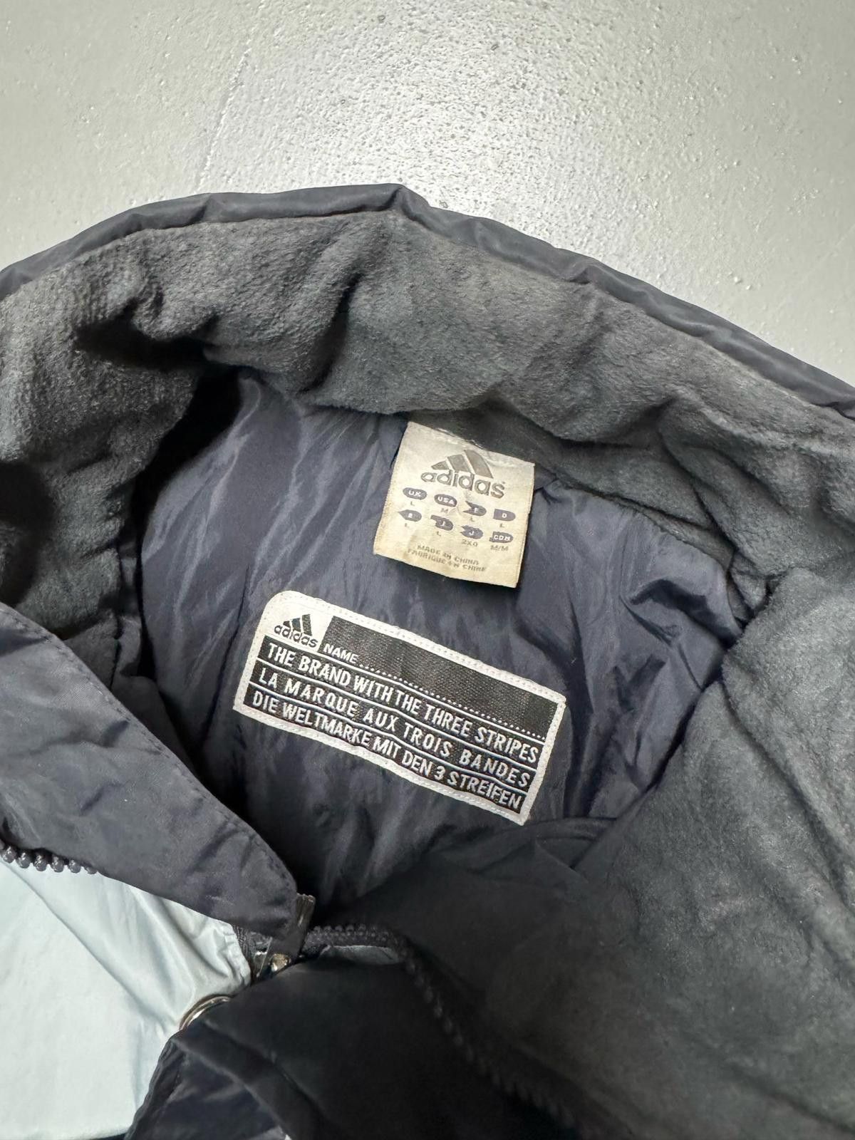 Adidas Adidas Black & Silver Jacket Size US L / EU 52-54 / 3 - 4 Thumbnail