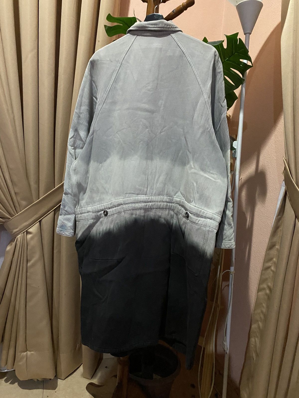 Michiko Koshino London Vintage Mr. Michiko Gradient Trench Coat | 90s Avant-Garde Size US L / EU 52-54 / 3 - 10 Thumbnail