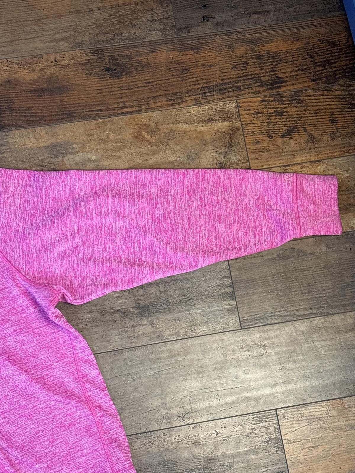 Under Armour Under Armour Pink Hoodie Sweatshirt with Navy Logo Size ONE SIZE - 4 Thumbnail