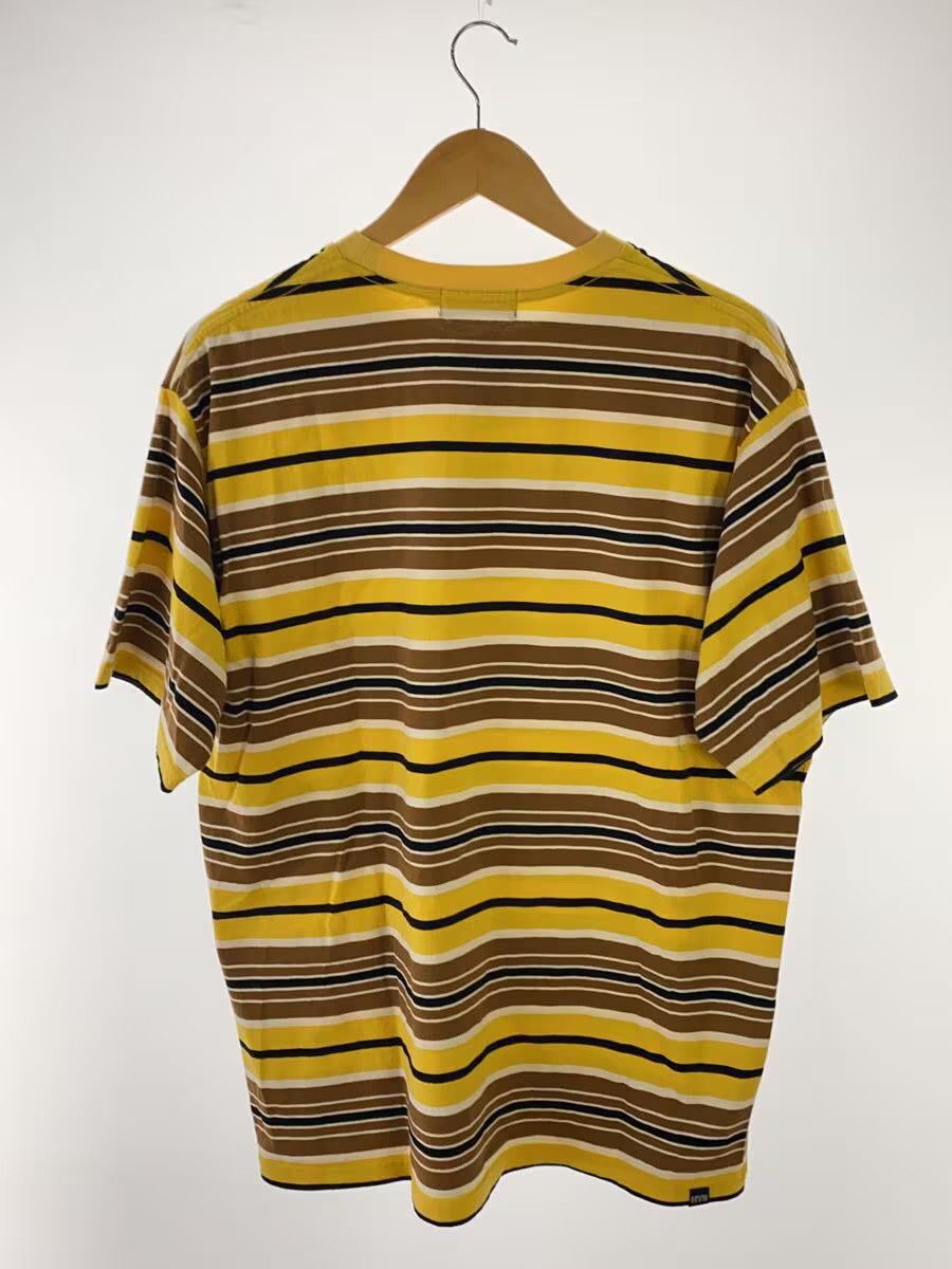 Hysteric Glamour Hysteric Glamour Striped Cotton T-Shirt Yellow Size US XL / EU 56 / 4 - 2 Thumbnail