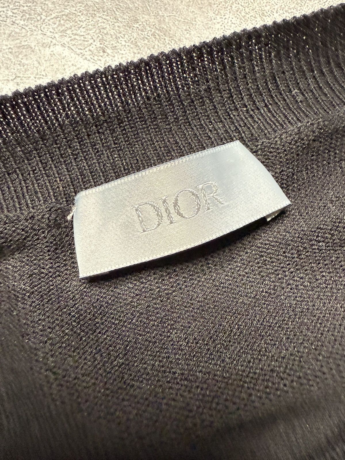 Dior × Kaws Dior x Kaws Bee Jacquard Knit Sweater Size US L / EU 52-54 / 3 - 5 Thumbnail