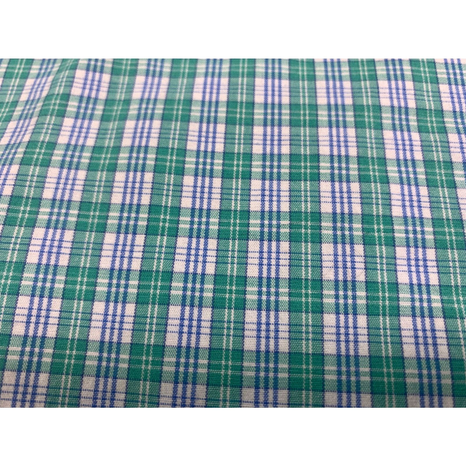 Vintage COTTON CLUB Plaid Button-Up Shirt Mens Large Green Size US L / EU 52-54 / 3 - 5 Thumbnail