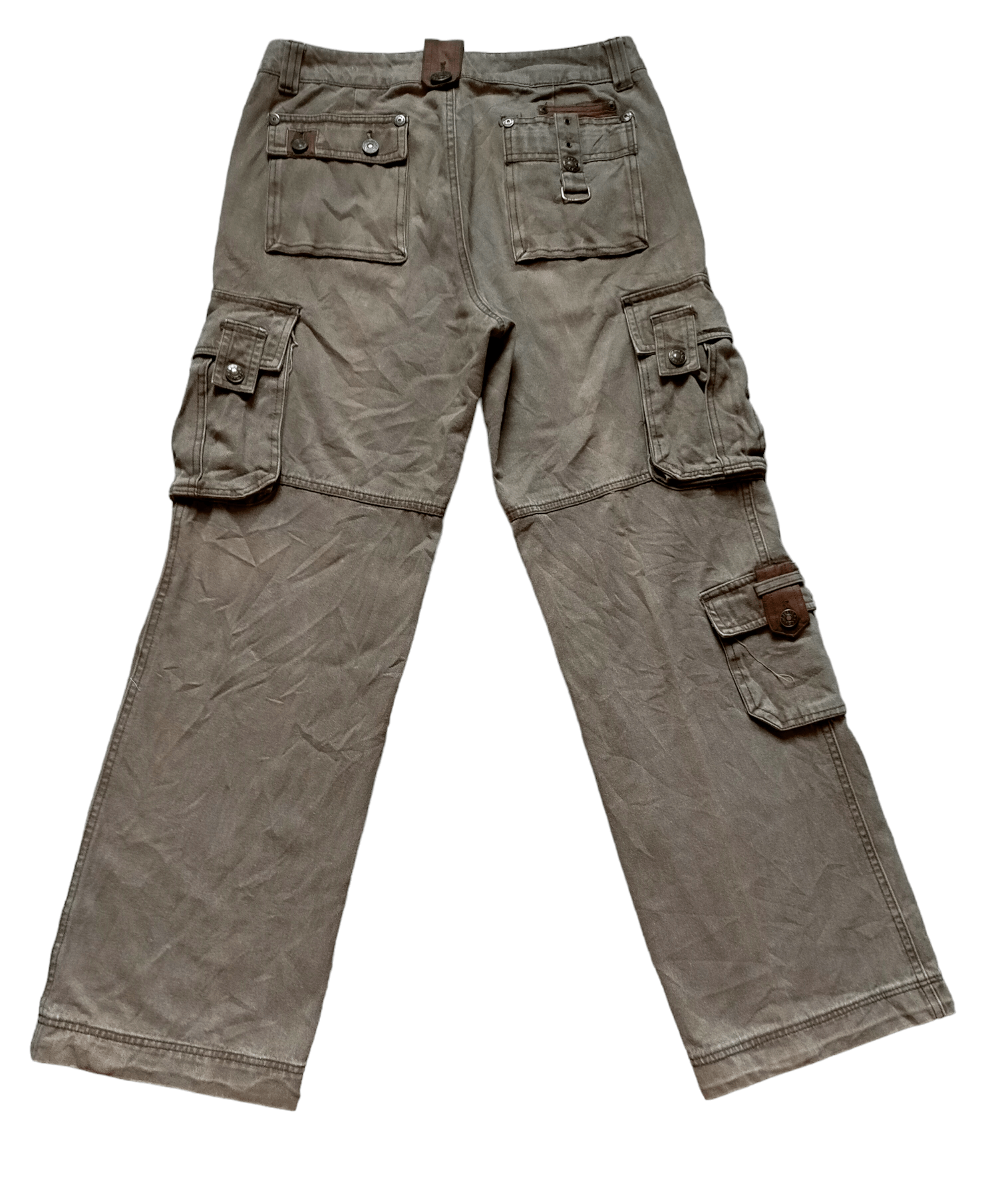 image of Vintage U.g.i.z Tactical Cargo Denim Jeans in Green Olive, Men's (Size 31)