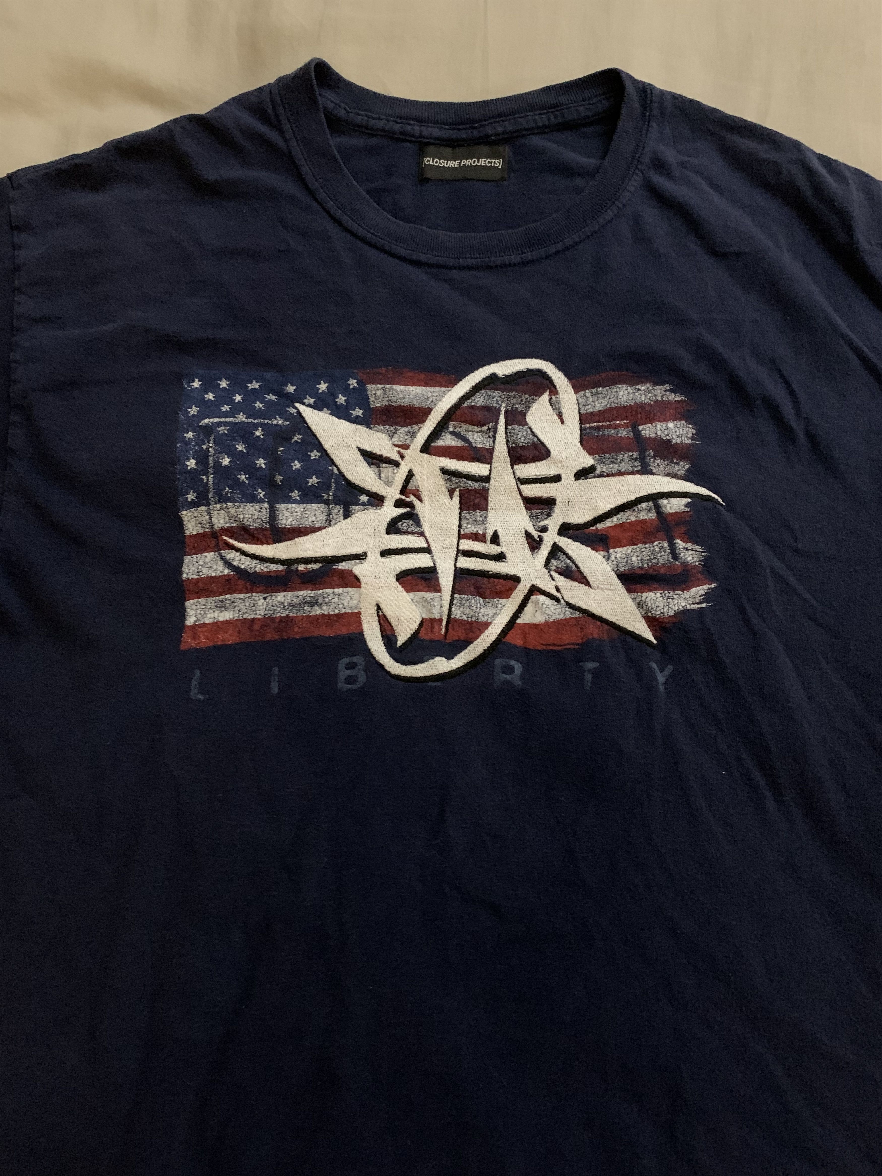 Japanese Brand Closure Projects USA Liberty Flag Tee Size US L / EU 52-54 / 3 - 3 Thumbnail