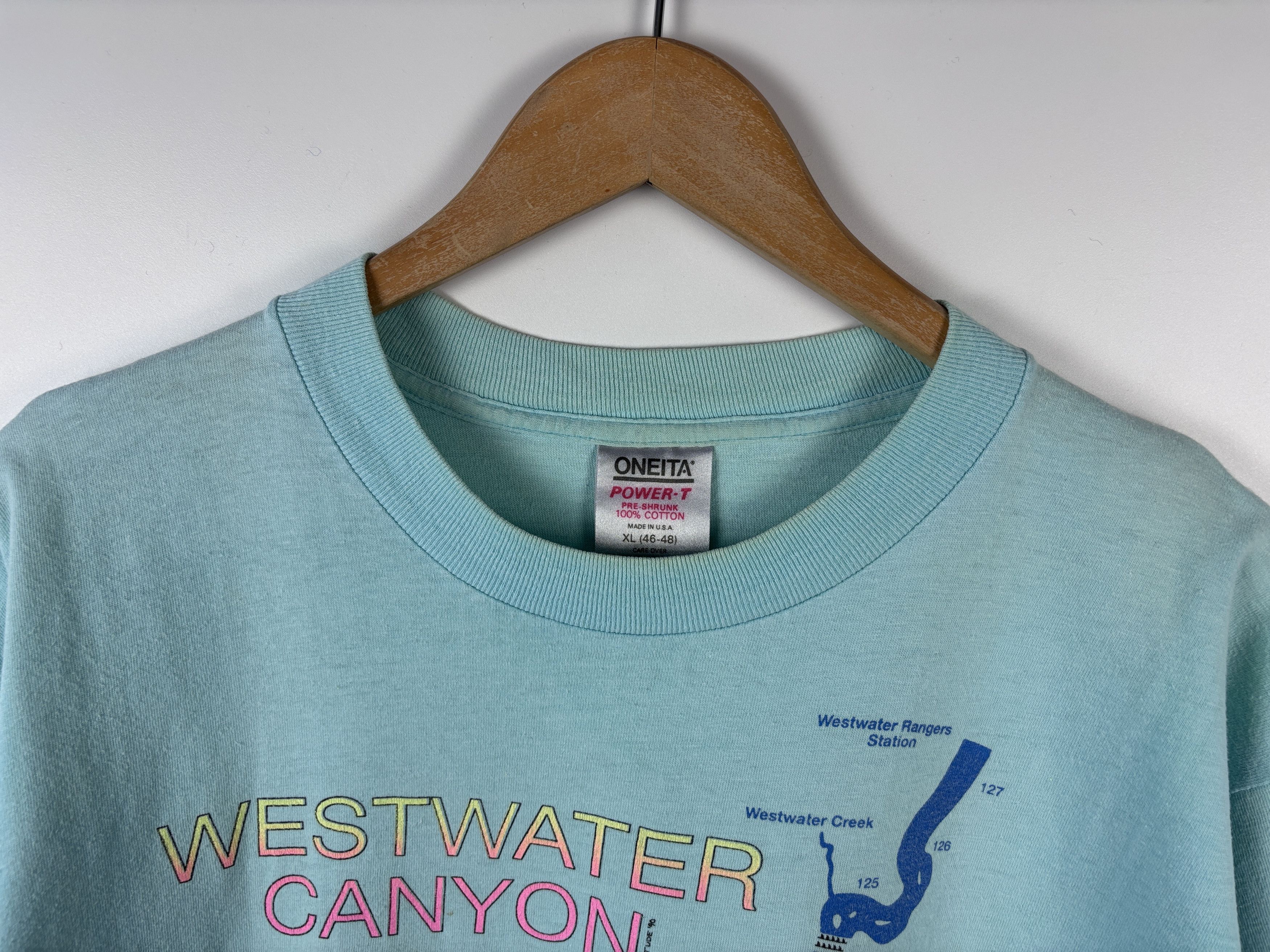 Vintage Westwater Canyon Sheri Griffith River Expeditions T-Shirt Size US XL / EU 56 / 4 - 2 Thumbnail