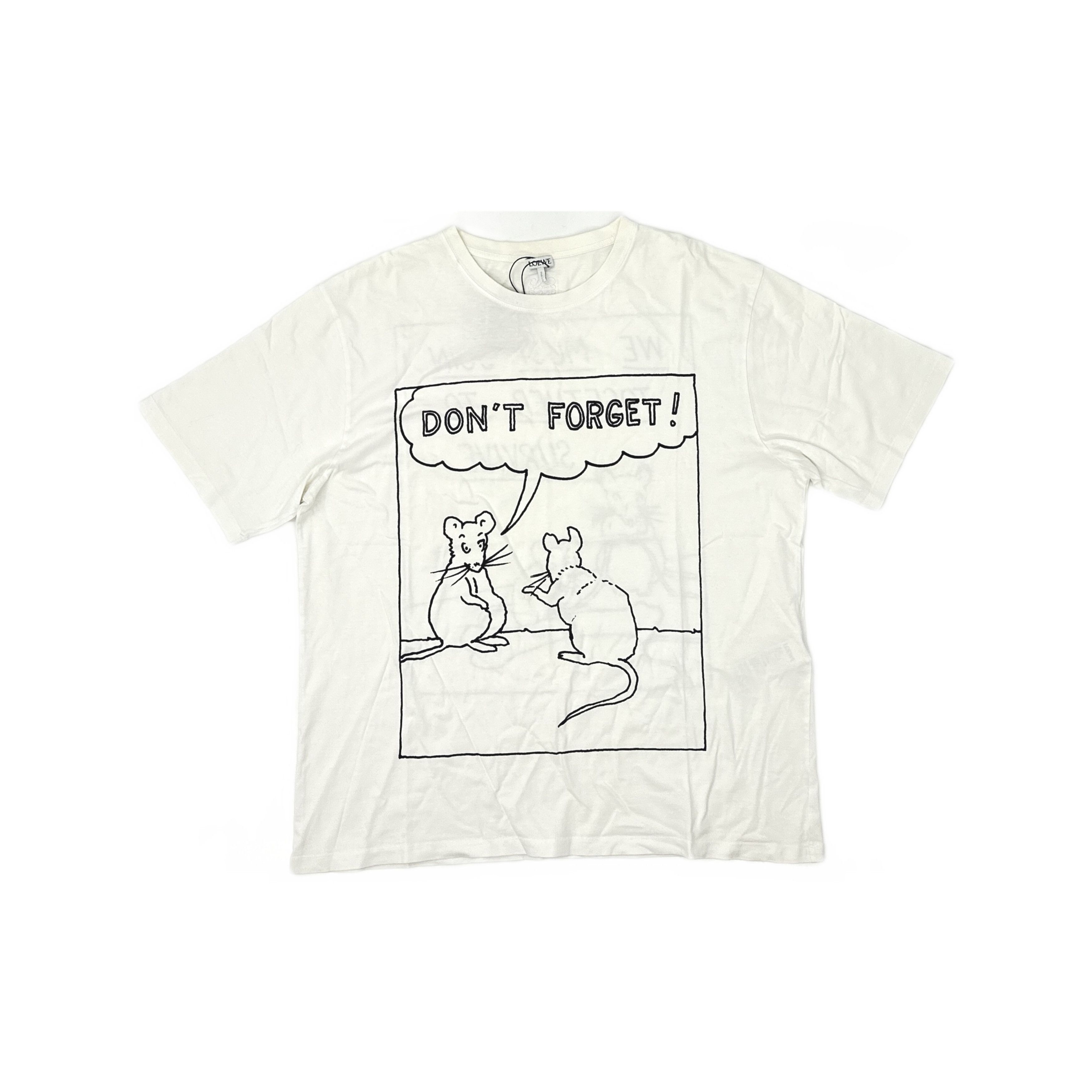 Loewe Loewe Mouse Graphic T-Shirt Size M Size US M / EU 48-50 / 2 - 1 Thumbnail
