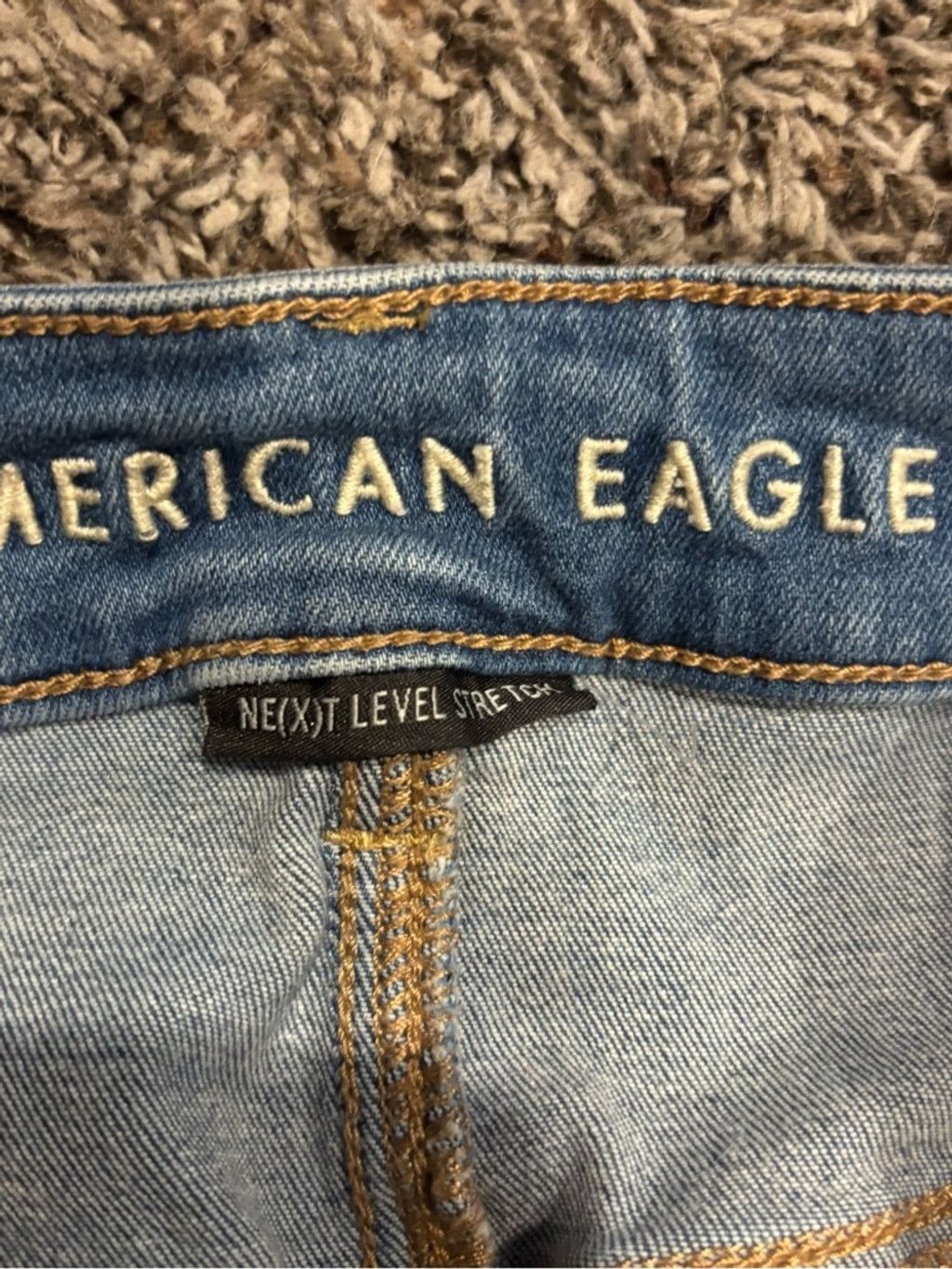 American Eagle Outfitters Women’s American Eagle Medium Blue High Rise Jegging Jeans Size 28" / US 6 / IT 42 - 4 Thumbnail