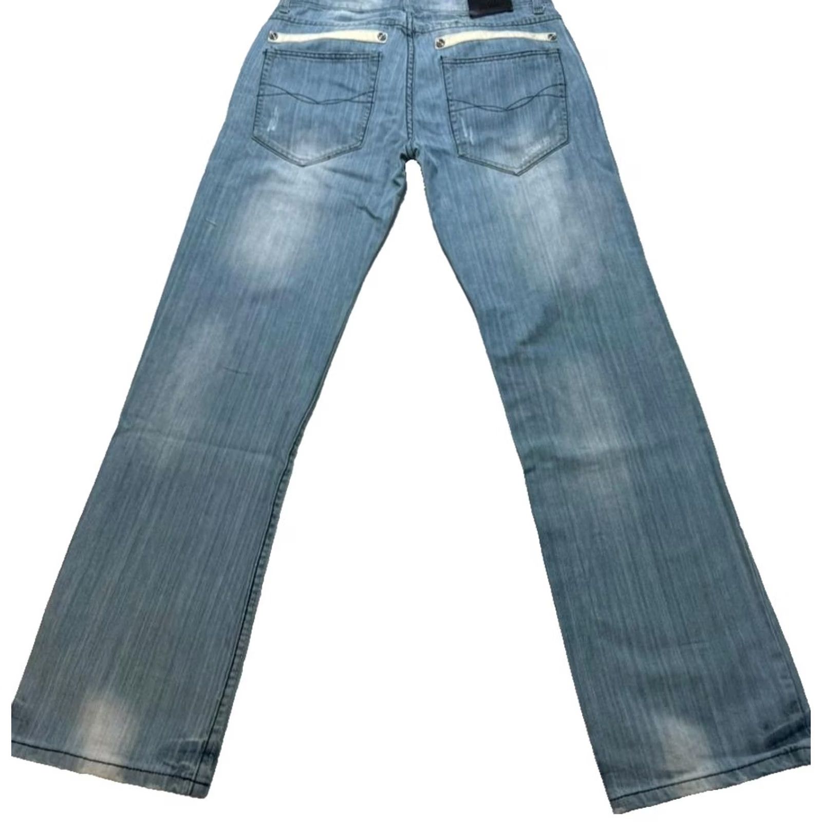 Versace Jeans Couture Versace Jeans Couture Jeans Mens Denim 33 Blue Cotton Denim Logo 5-Pocket Rise Mid 32 Inseam Inseam 32 in Regular Classic 33 Men Size US 33 - 2 Thumbnail