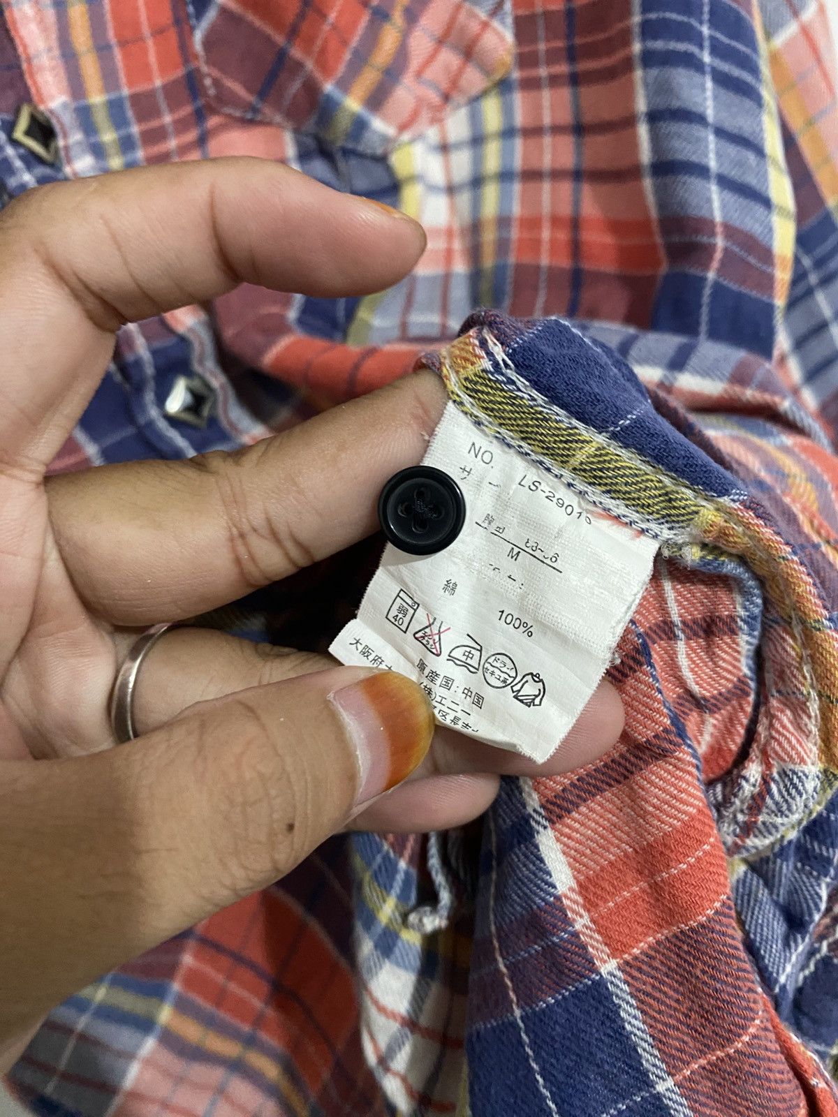 If Six Was Nine × Japanese Brand × Le Grande Bleu (L.G.B.) 💸BINDINGOFFER💸Luckystore flannel patch ifsixwasnine stylef Size US M / EU 48-50 / 2 - 7 Thumbnail