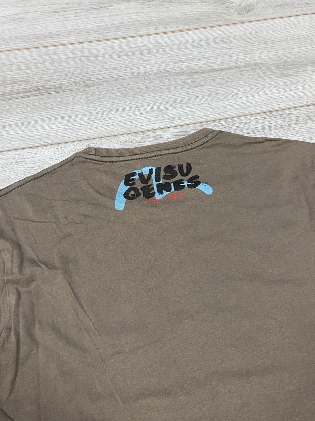 Evisu Evisu genes big print logo seagull vintage Japanese t-shirt Size US S / EU 44-46 / 1 - 11 Thumbnail