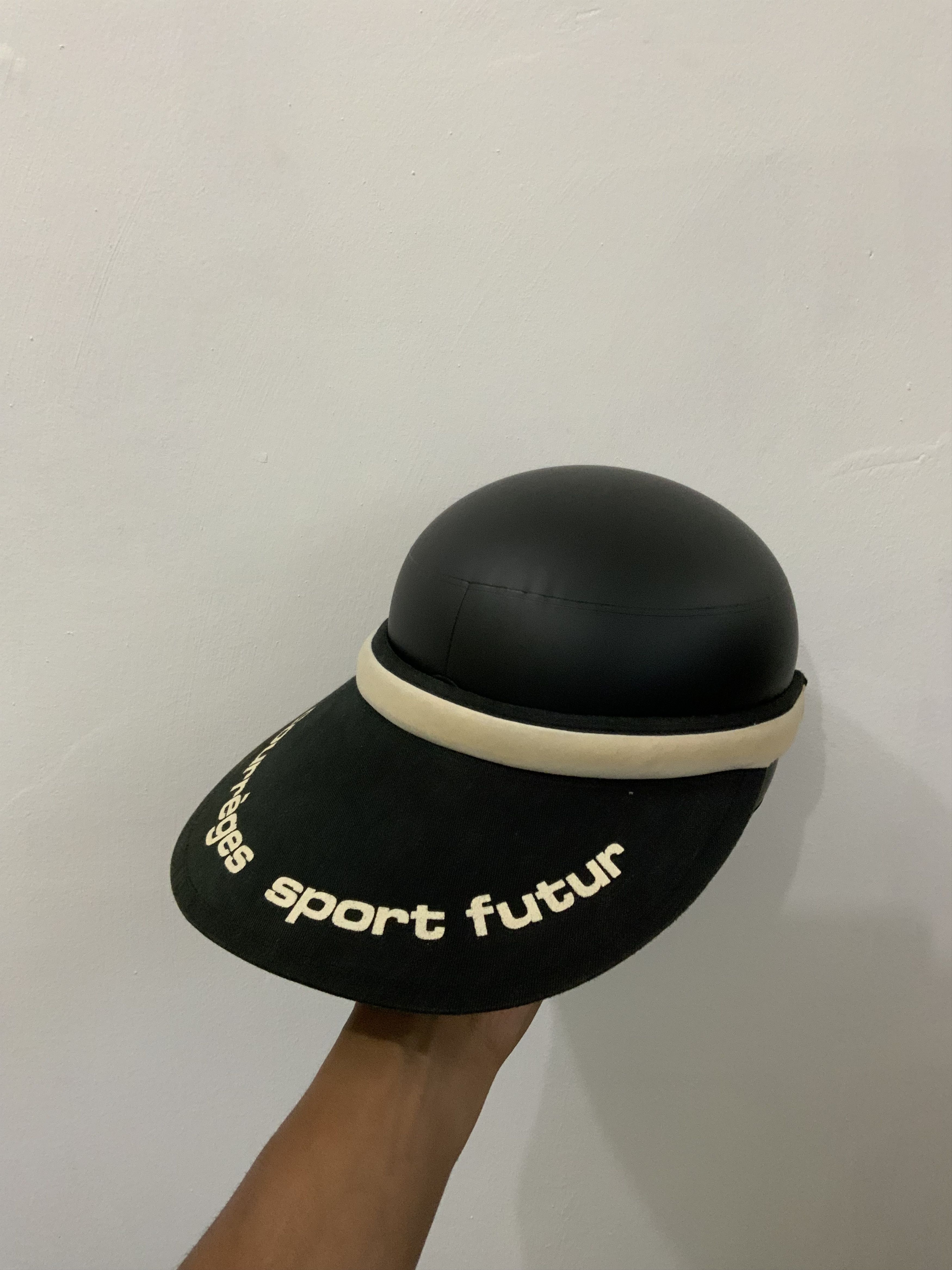 Courreges Sport Futur Vintage Visor Hat