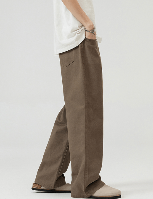 Japanese Brand Men's trendy all-match loose straight jeans y2k Size US 32 / EU 48 - 4 Thumbnail