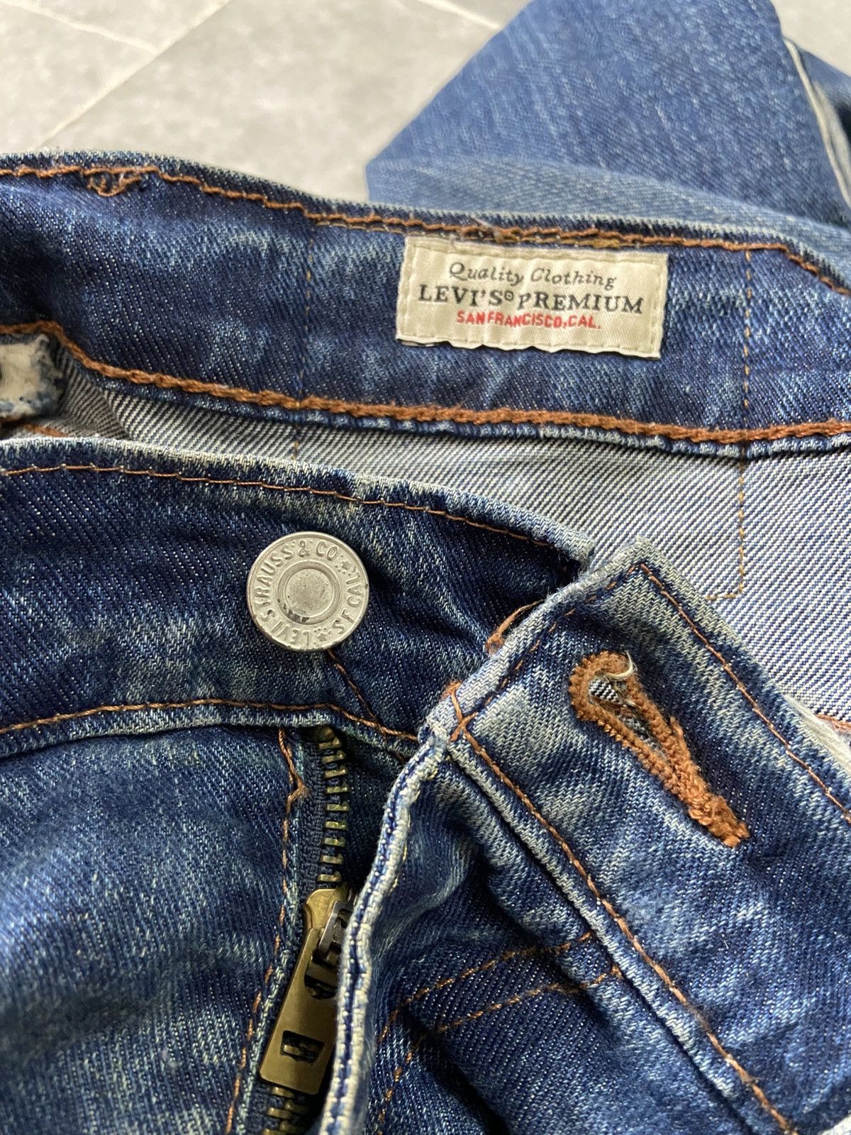 Levi's Vintage Levi’s 511 Big E Selvedge Jeans Size US 34 / EU 50 - 10 Thumbnail