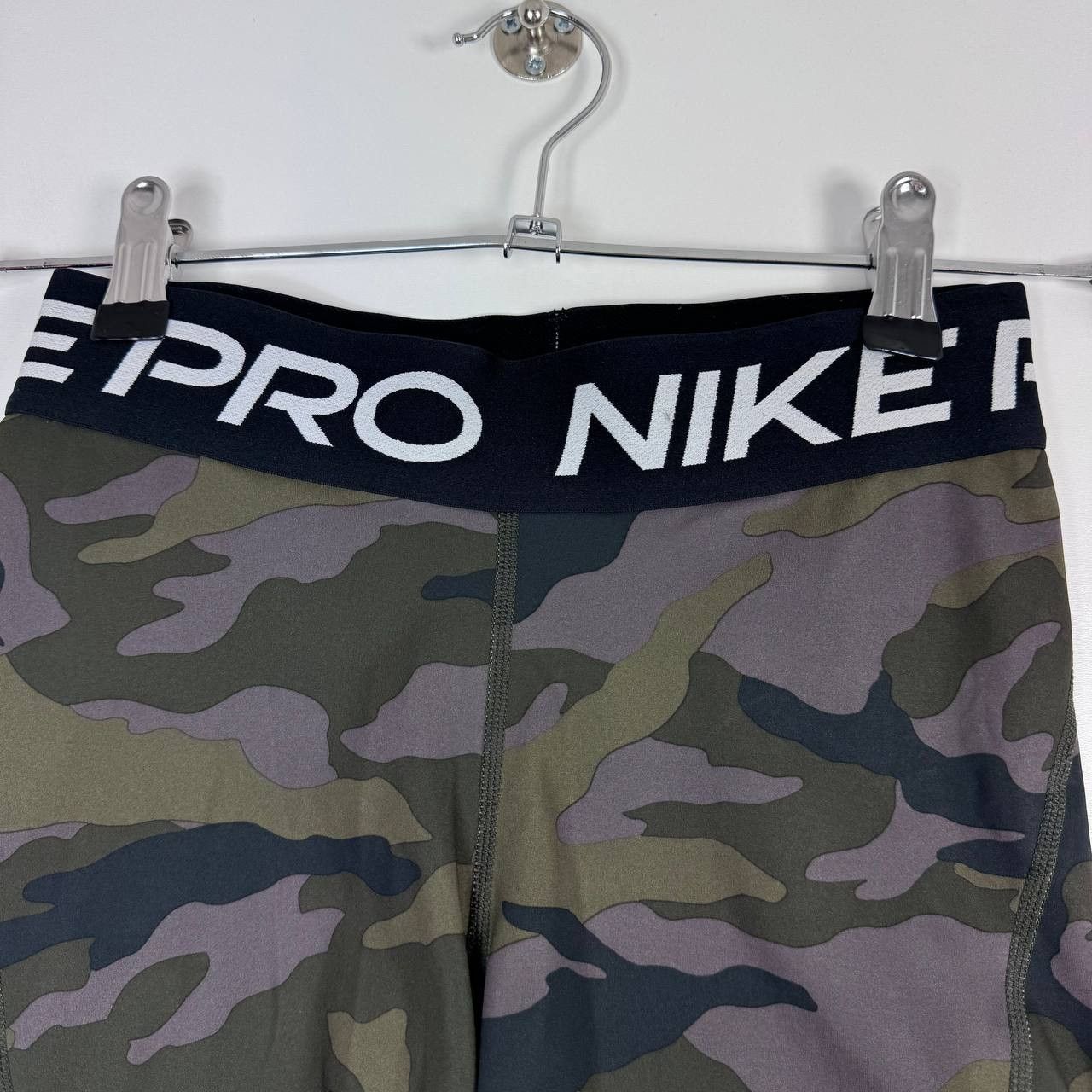 Nike Nike Pro Compression Shorts Camo Green Training Womens Sz S Size 36" / US 14 / IT 50 - 2 Thumbnail
