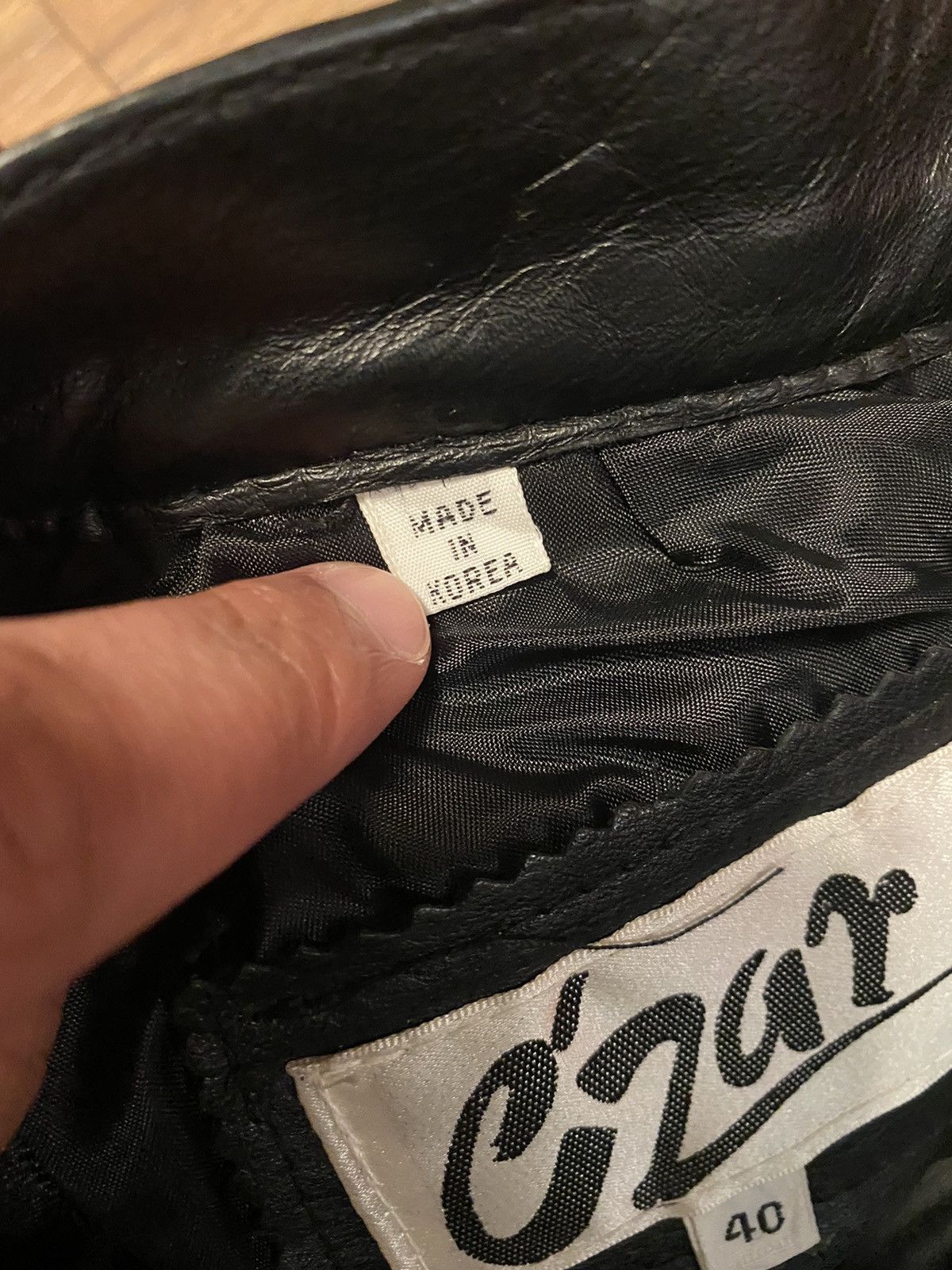 Genuine Leather MENS GENUINE LEATHER BIKER JEANS Size US 40 / EU 56 - 8 Thumbnail