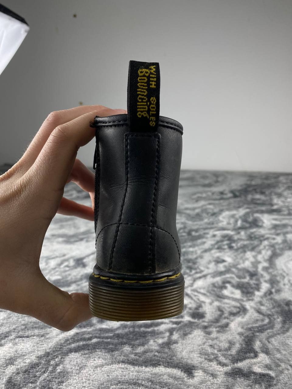 Dr. Martens Dr Martens Junior 1460 Softy T Leather Boots Size 24 Black Size US 5 / EU 37 - 4 Thumbnail