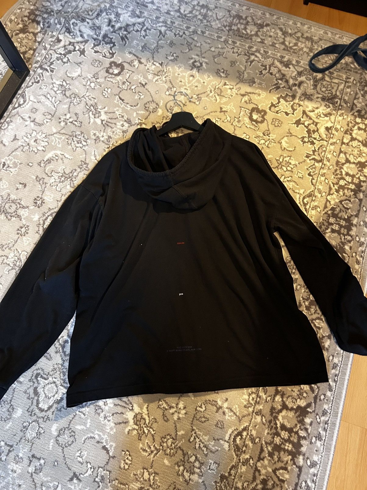 1017 ALYX 9SM Alyx Black Flag Ring hoodie Size US L / EU 52-54 / 3 - 2 Thumbnail
