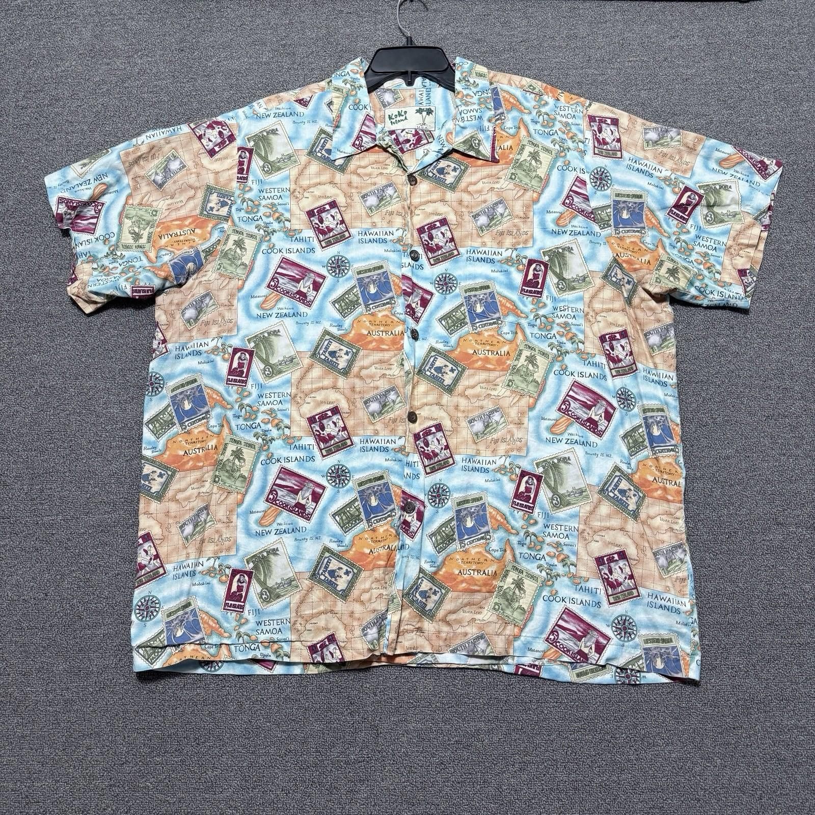 Other Rare VTG Koko Island Mens Hawaiian SS Shirt 2XL Australia NZ Size US XXL / EU 58 / 5 - 1 Thumbnail