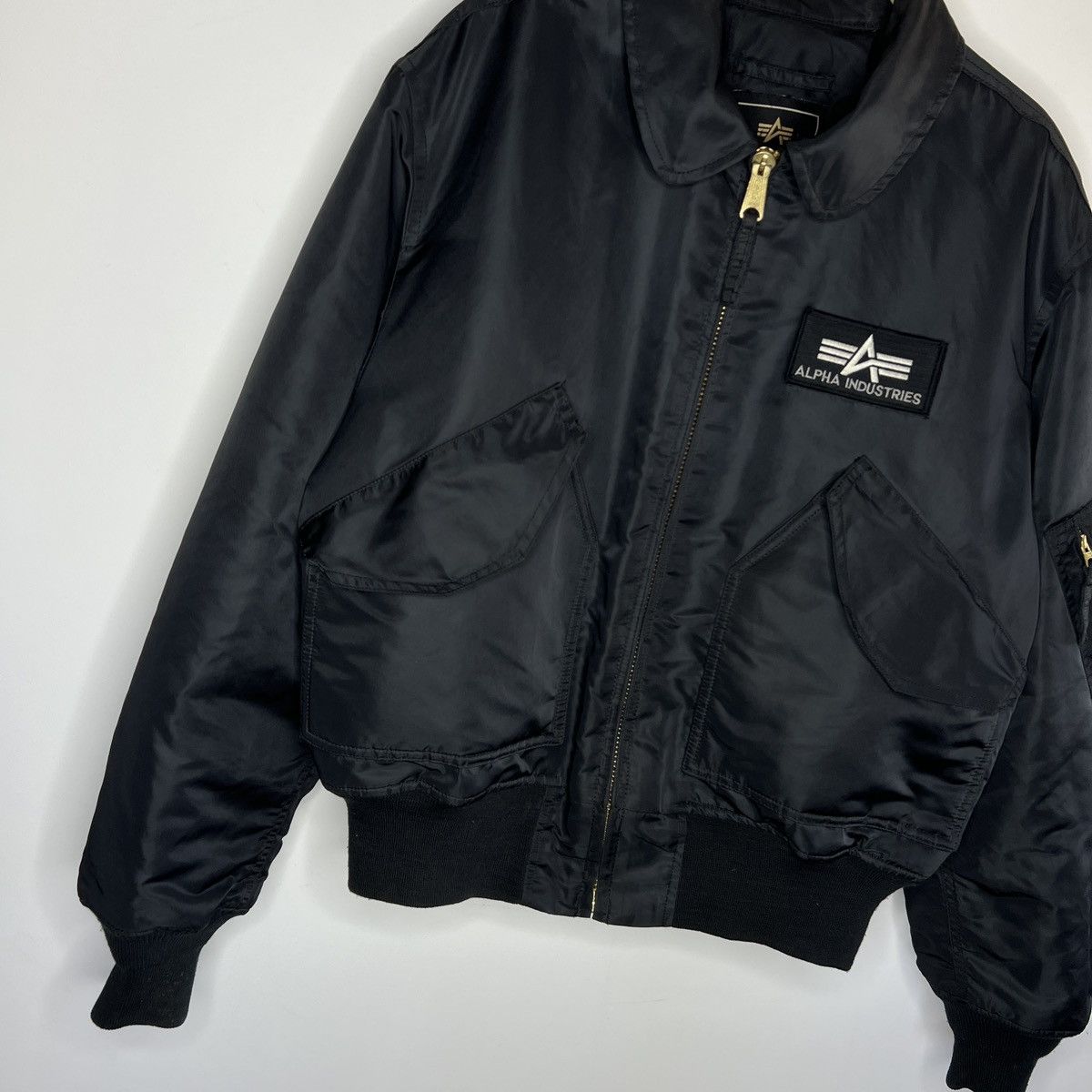 Alpha Industries × Vintage ALPHA INDUSTRIES VINTAGE CWU-45 BOMBER JAKCET Y2K Size US L / EU 52-54 / 3 - 3 Thumbnail