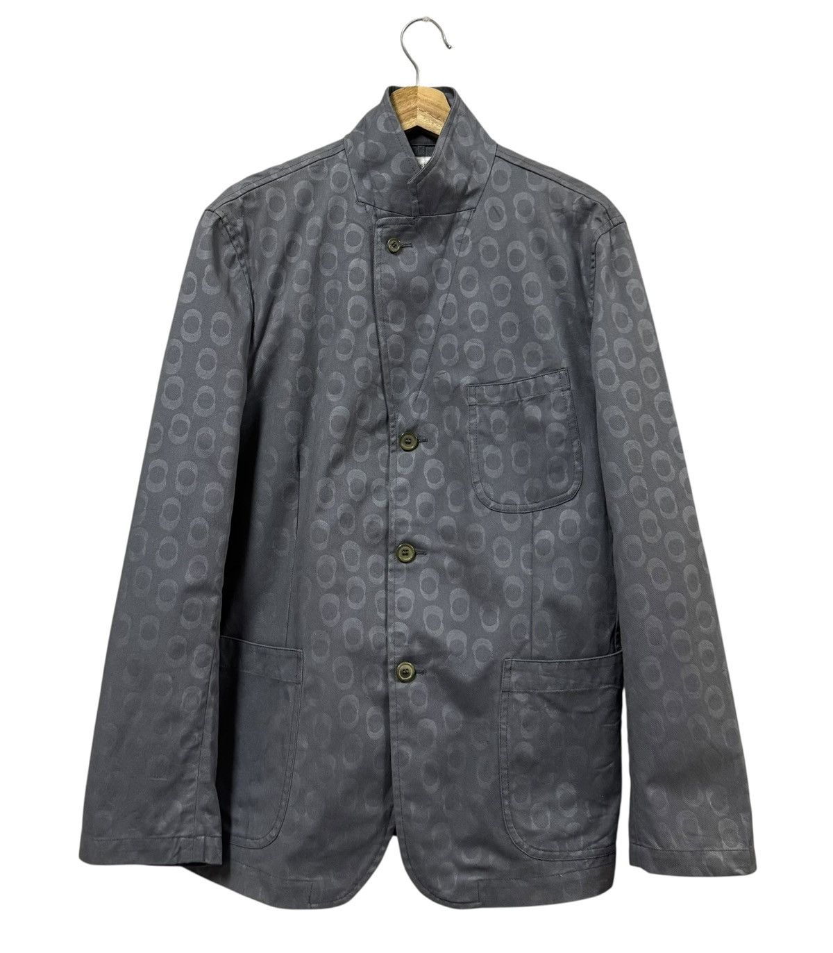 Comme des Garcons Homme Plus Comme Des Garcons SHIRT Printed Mad Coat Jacket France Size 40L - 15 Thumbnail