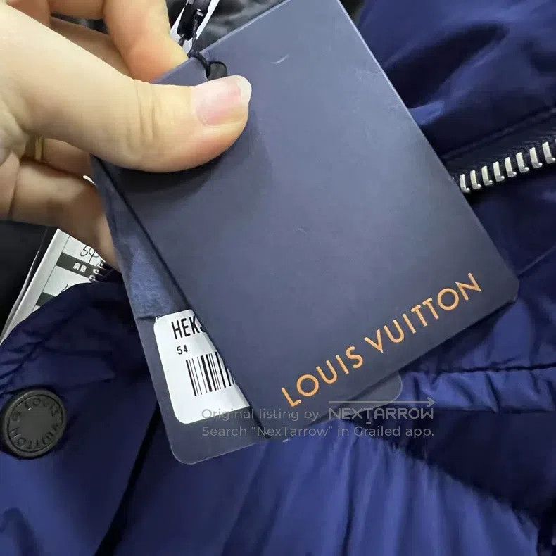 Louis Vuitton Louis Vuitton Dark blue color-matching down jacket Size US L / EU 52-54 / 3 - 5 Thumbnail
