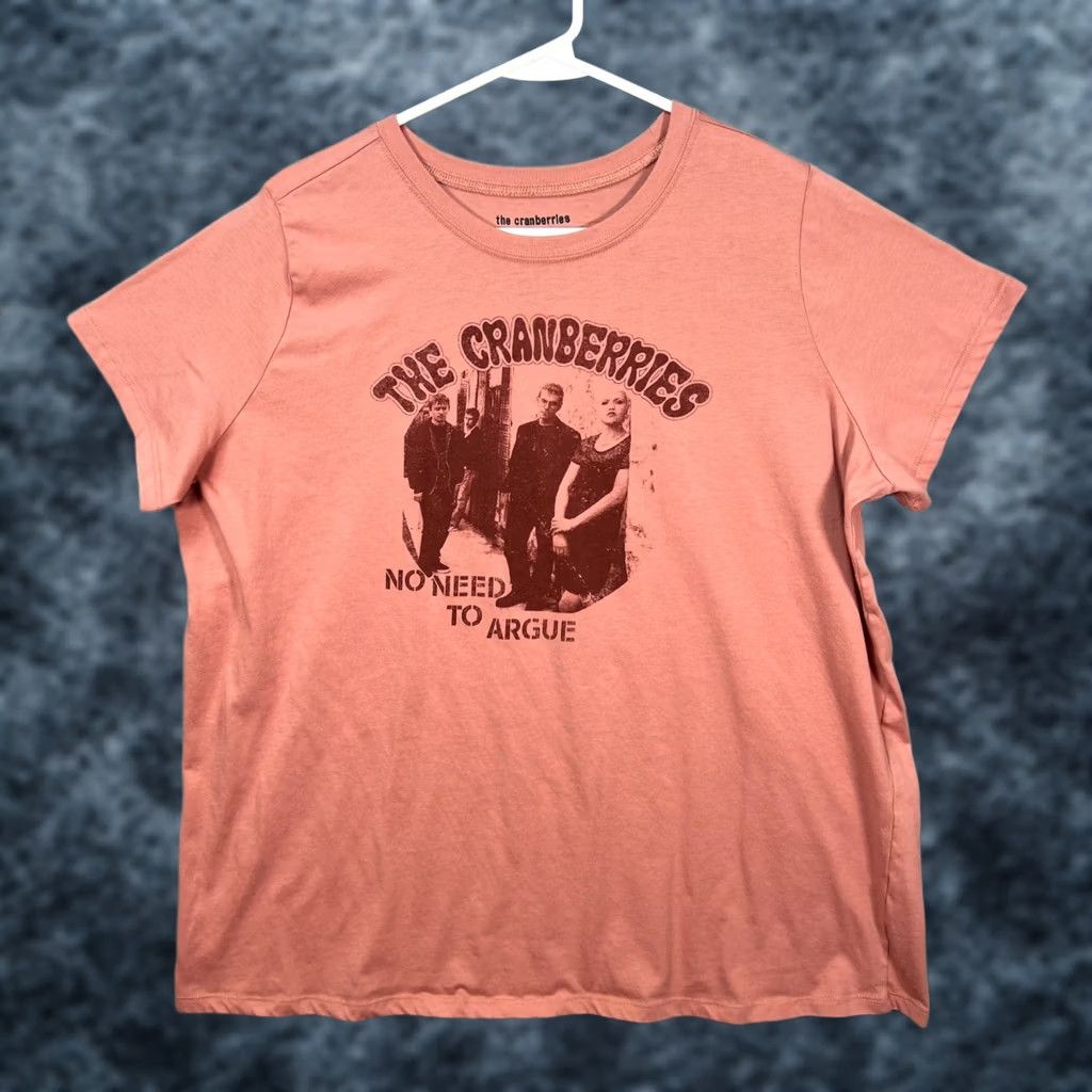 Pinko VINTAGE The Cranberries Womens T-Shirt Band Pink Graphic Crew Neck Short Sleeve Adult Womens 2 XS? Size L / US 10 / IT 46 - 1 Thumbnail