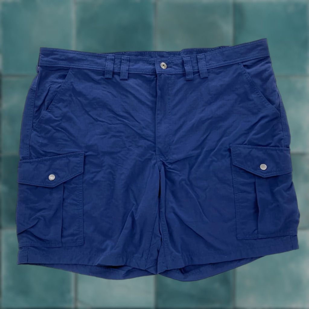 Vintage Duluth Armachillo Cargo Shorts Mens 44 Relaxed Blue Ripstop Hiking Shorts Size US 44 / EU 60 - 1 Thumbnail