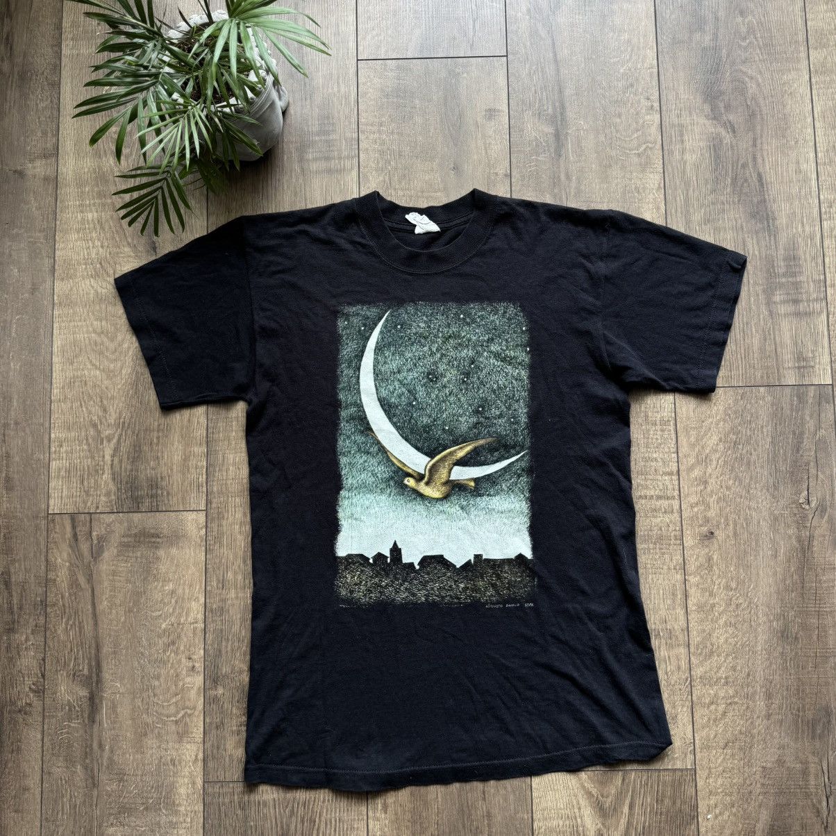 Fuck Art, Make Tees 1981 Augusto Daolio Vintage Graphic Tee Shirt 80s 90s Art Size US M / EU 48-50 / 2 - 2 Thumbnail
