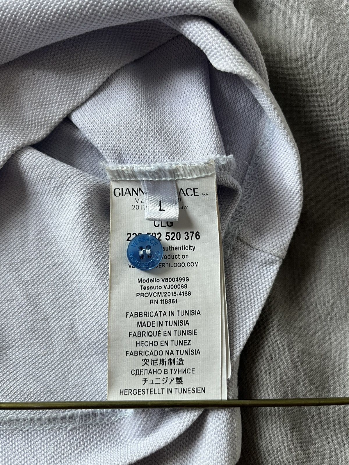 Versace Versace collection polo shirt Size US L / EU 52-54 / 3 - 4 Thumbnail