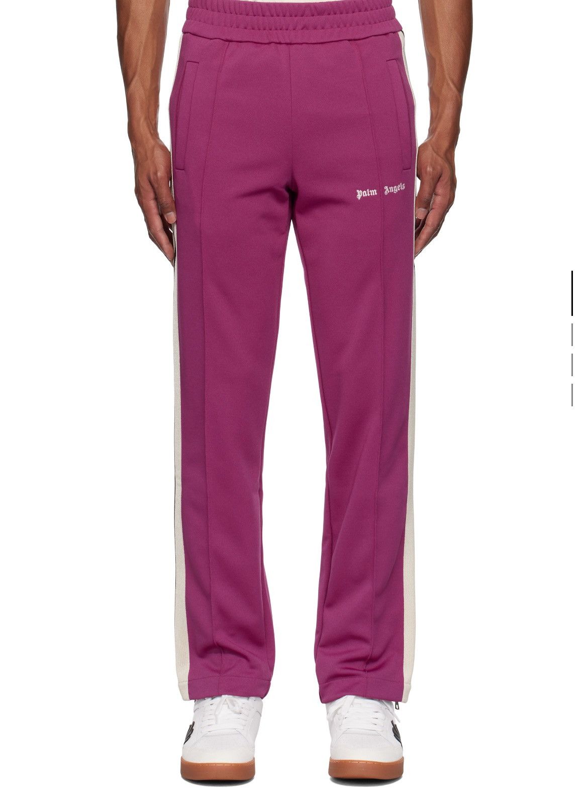 Palm Angels Palm Angels Purple Classic Track Pants Size US 33 - 1 Thumbnail