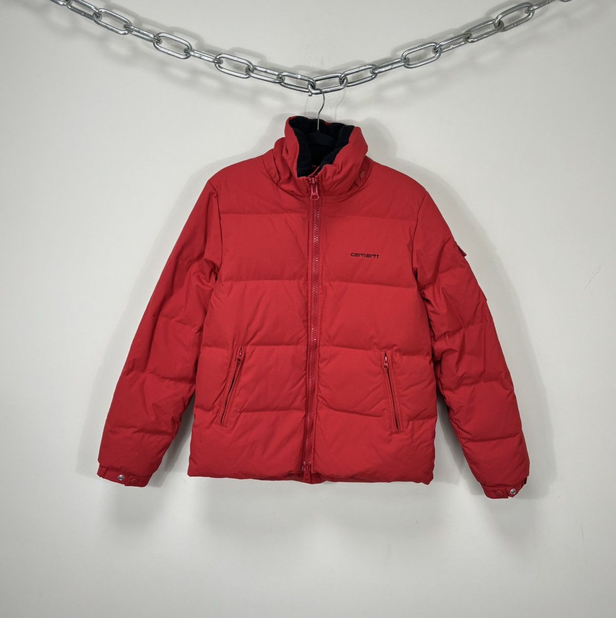 Carhartt Alaska Men’s Red Hype Full Zip Down Puffer Jacket