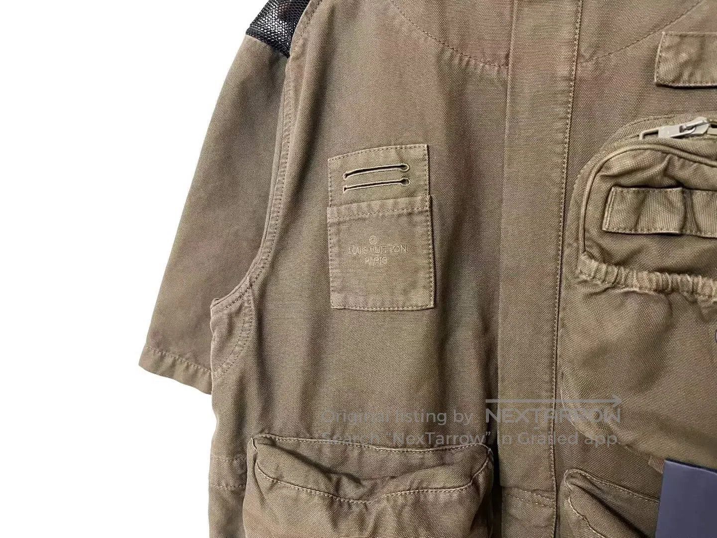 Louis Vuitton Louis Vuitton Military Green Tactical Workwear Short Sleev Size US M / EU 48-50 / 2 - 2 Thumbnail