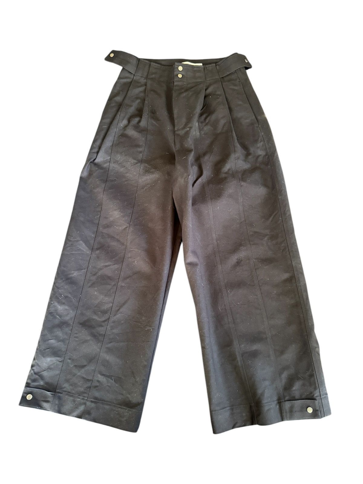 Japanese Brand Birrot Black Giwa Trousers Size US 30 / EU 46 - 1 Thumbnail